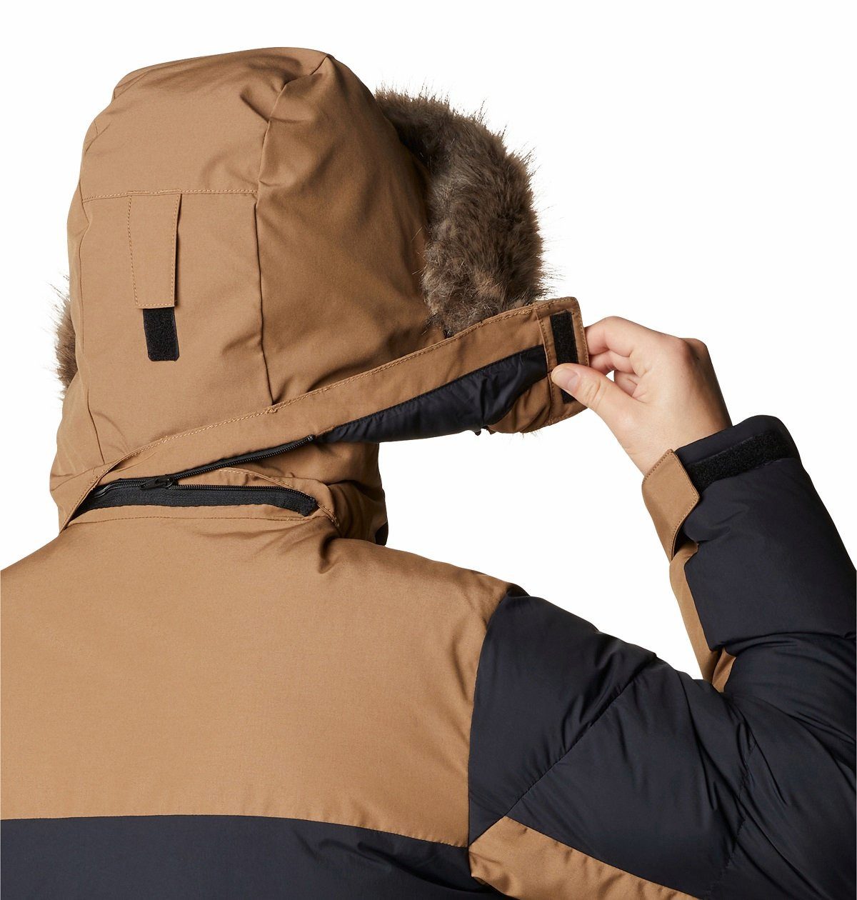 Columbia Parka Marquam Peak Fusion (Omni-Heat Infinity) braun/schwarz Herren