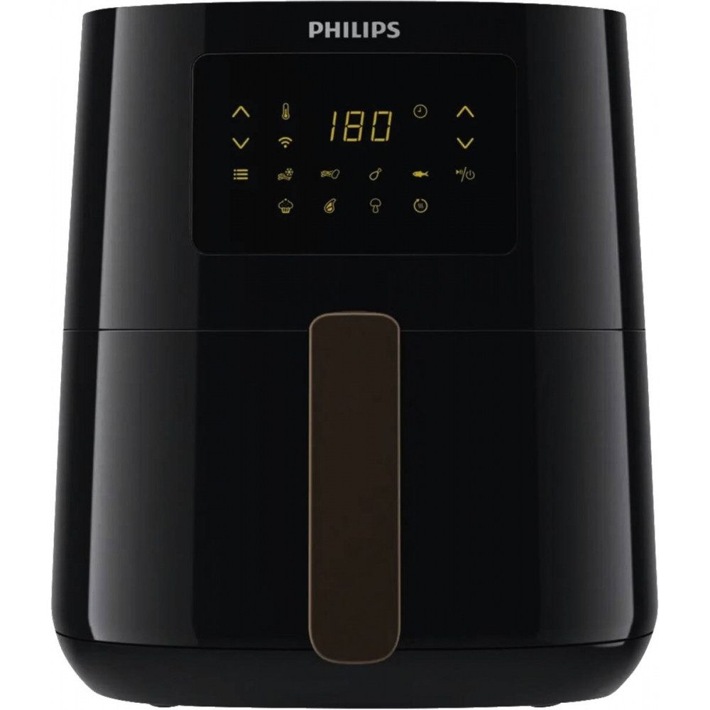 Philips Heißluftfritteuse HD9255/80, 1400 W, Kompatibel mit Amazon Alexa, Antihaftbeschichtung