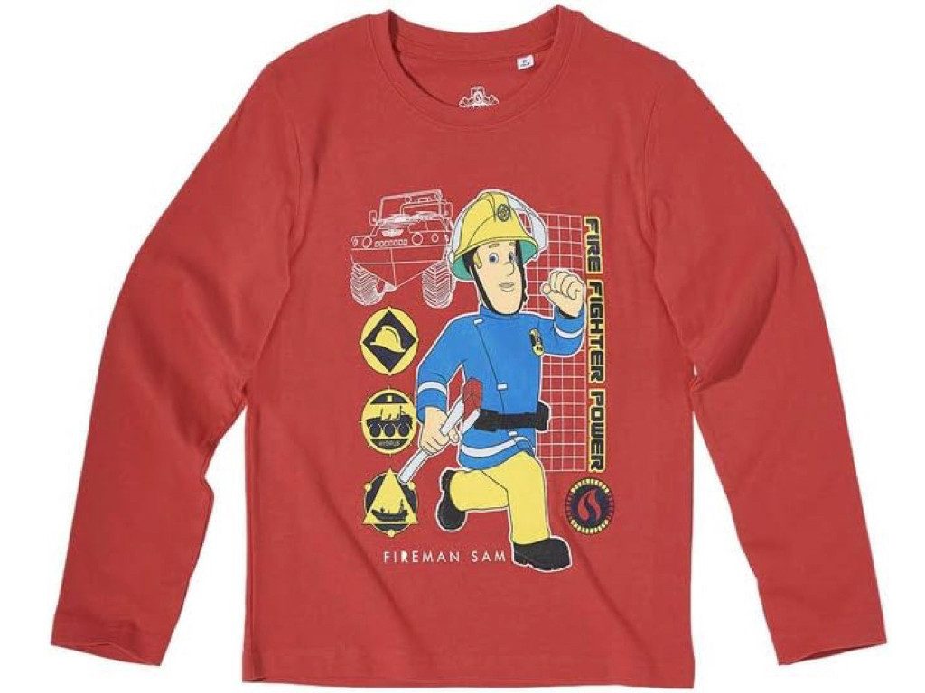 Feuerwehrmann Sam Langarmshirt Feuerwehrmann Sam Langarmshirt in verschiedenen Цвета(ов)
