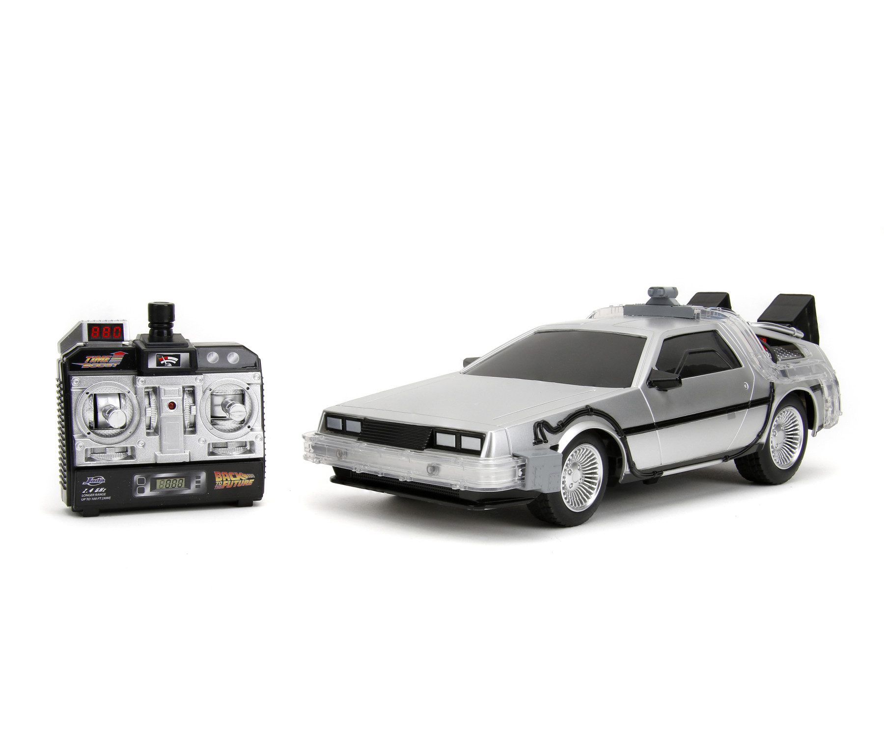 JADA RC-Auto RC Back to the Future Time Machine 1:16, mit Licht