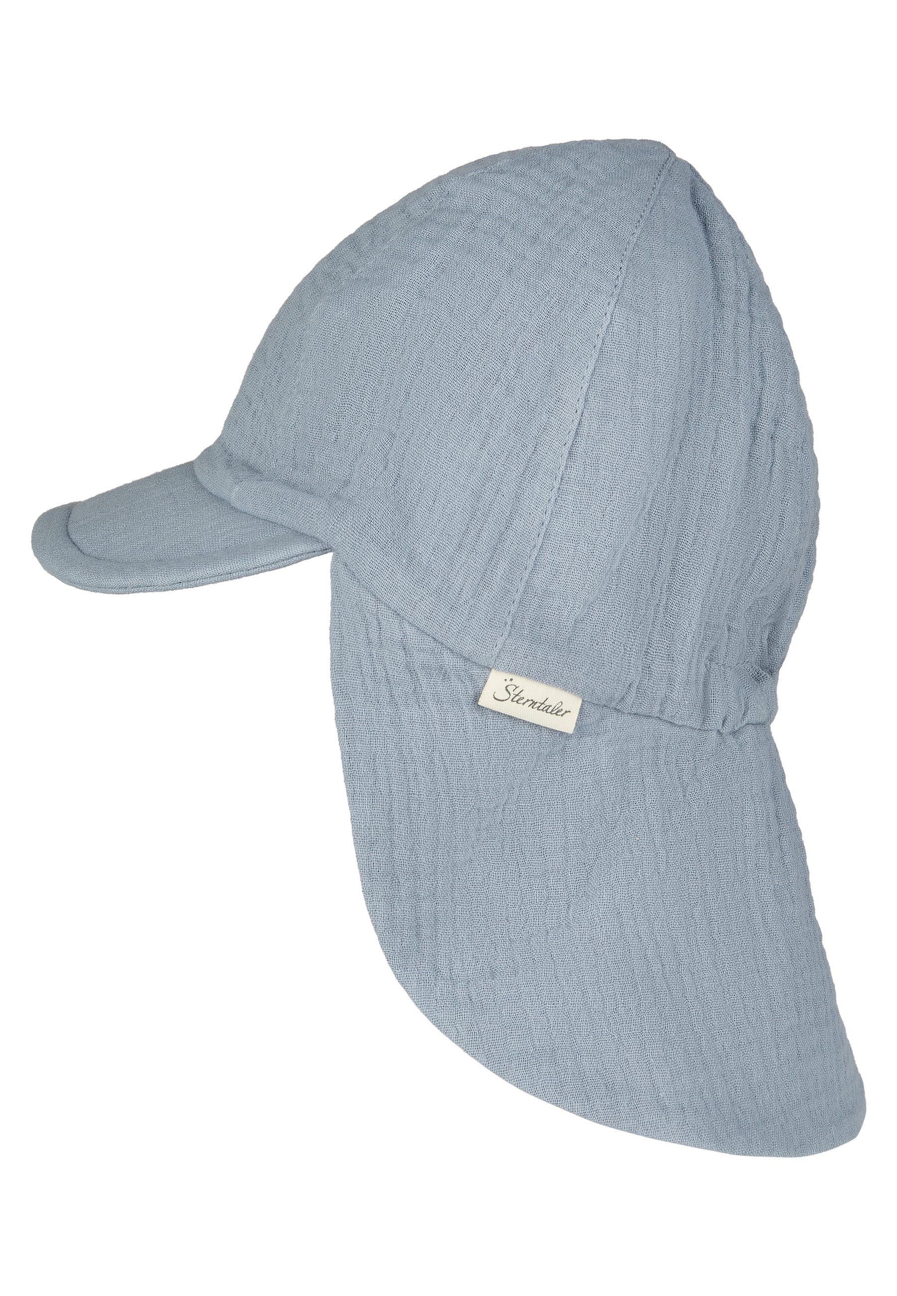 Sterntaler® Schirmmütze 50+ Schirmmütze mit Nackenschutz Musselin (1-St)