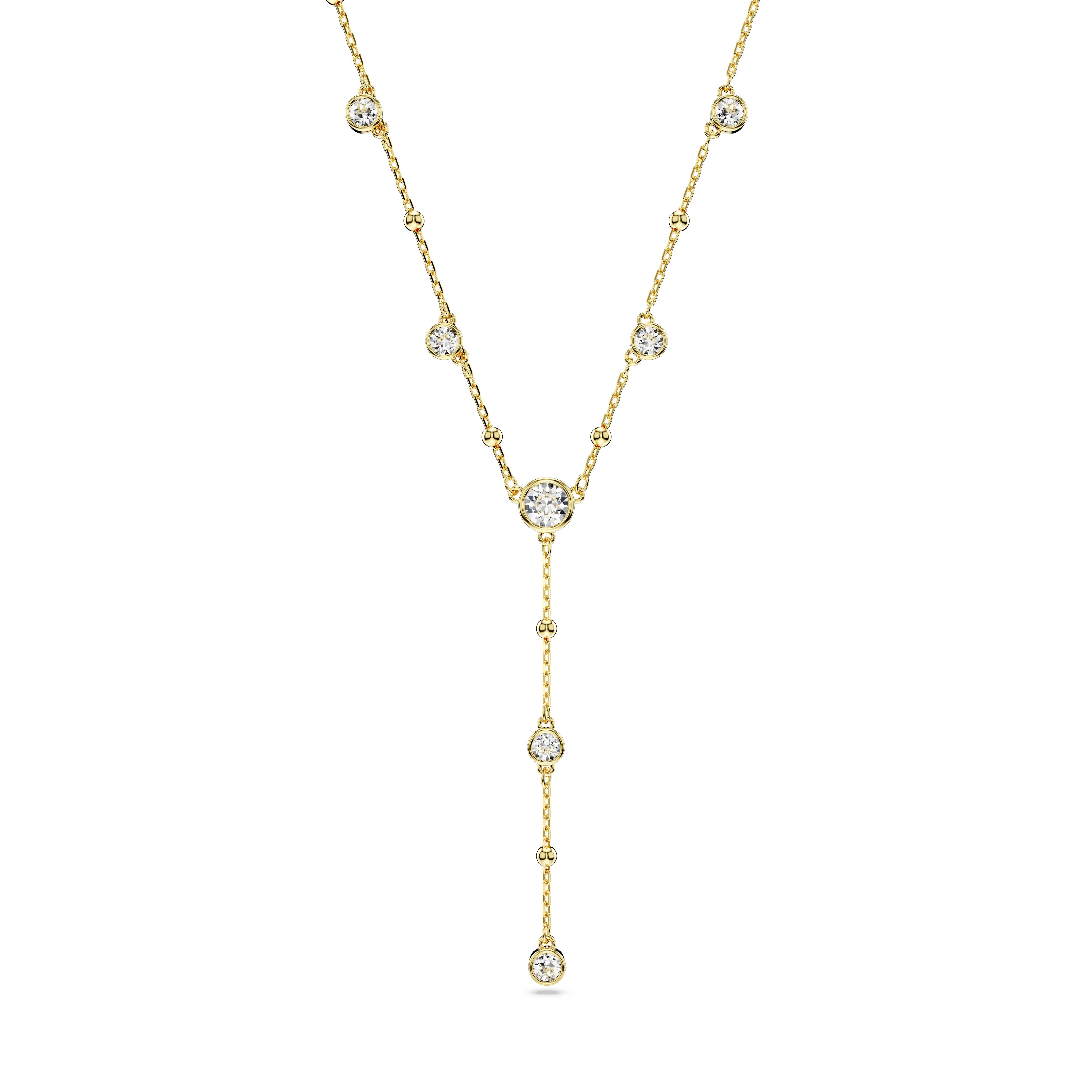 Swarovski Goldkette weiß... Swarovski Goldkette weiß...