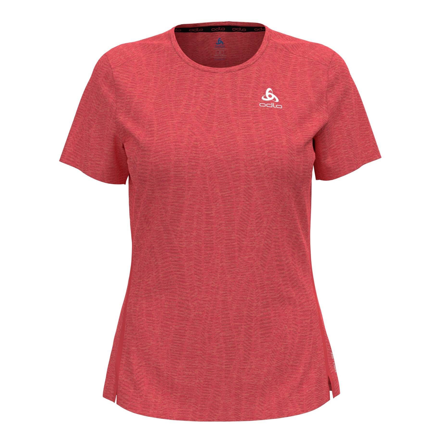 Odlo Laufshirt Damen Laufshirt ZEROWEIGHT ENGINEERED CHILL-TEC (1-tlg)