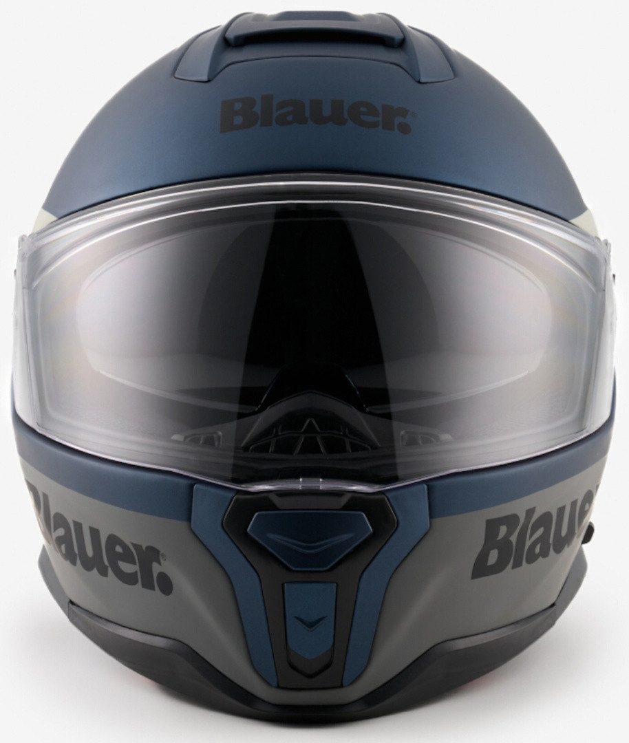 Blauer Motorradhelm FF-01 Helm, Vorbereitet Für Kommunikationssystem,notfallsystem-polsterung (eq