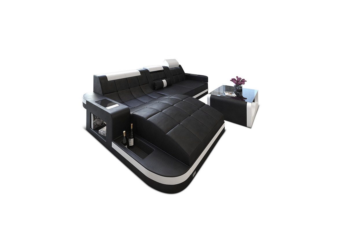 Sofa Dreams Ecksofa Sofa Leder Ledercouch günstig online kaufen