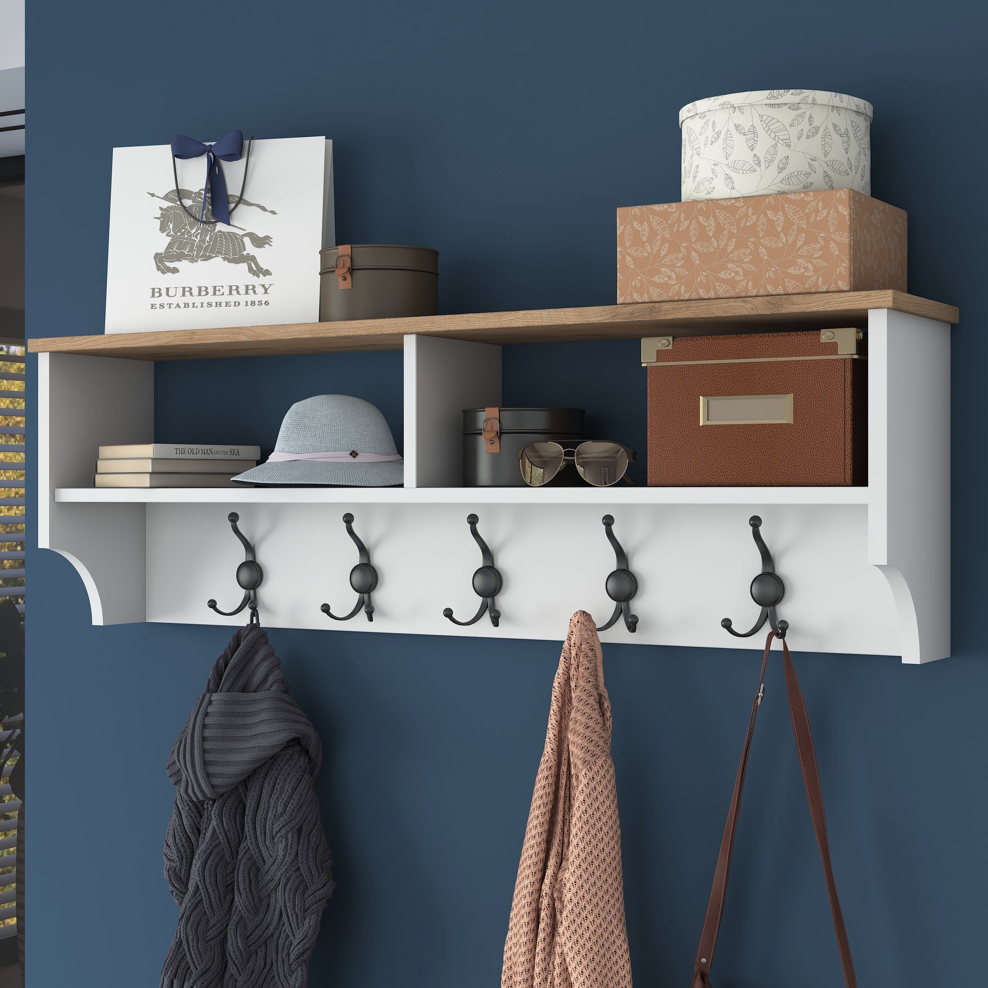 Skye Decor Garderobenständer 100% MELAMINE COATED PARTICLE BOARD, 37,2 cm x 22,2 cm x 120 cm N1602