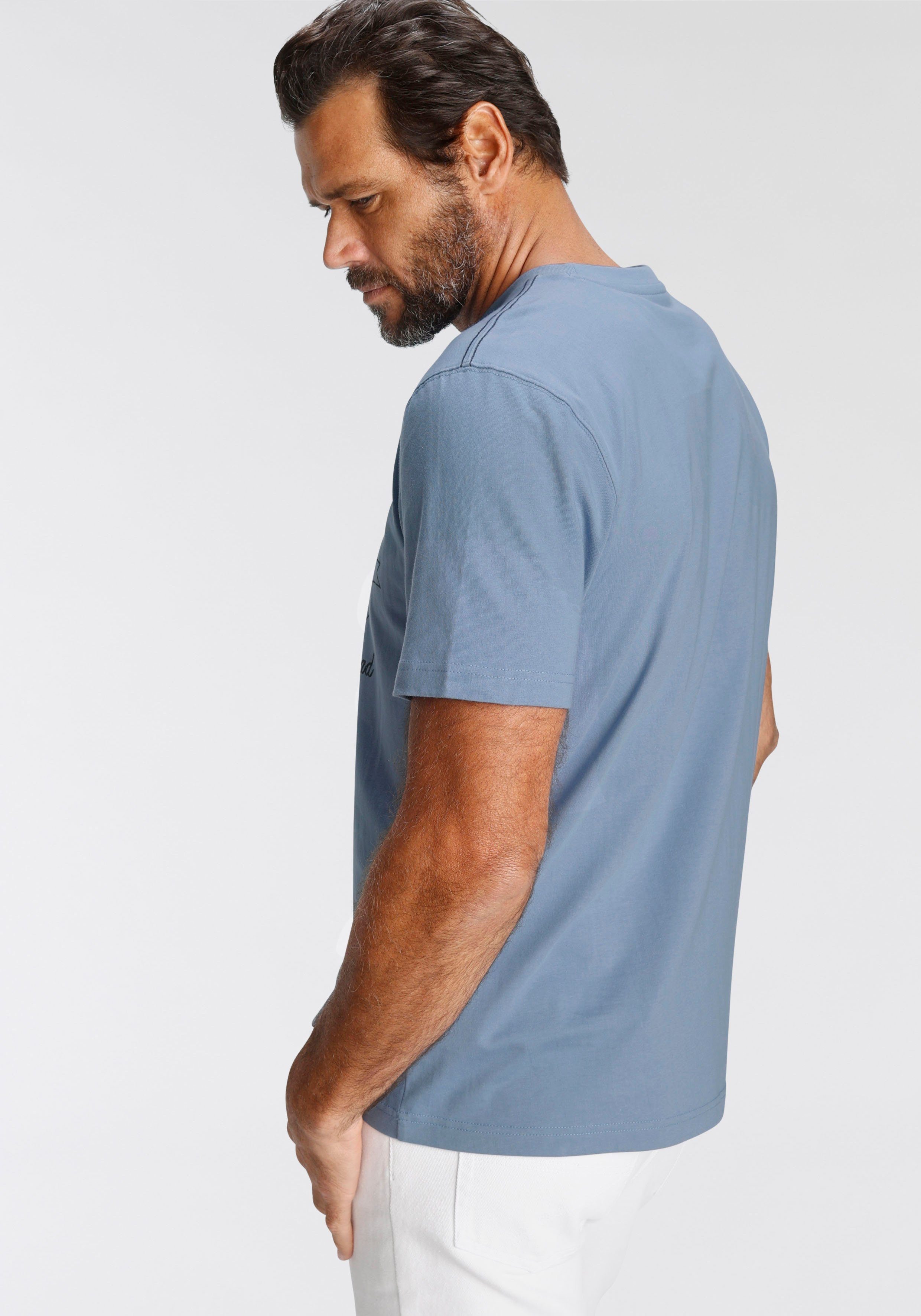 Man's World T-Shirt Kurzarm, mit Print, günstig online kaufen