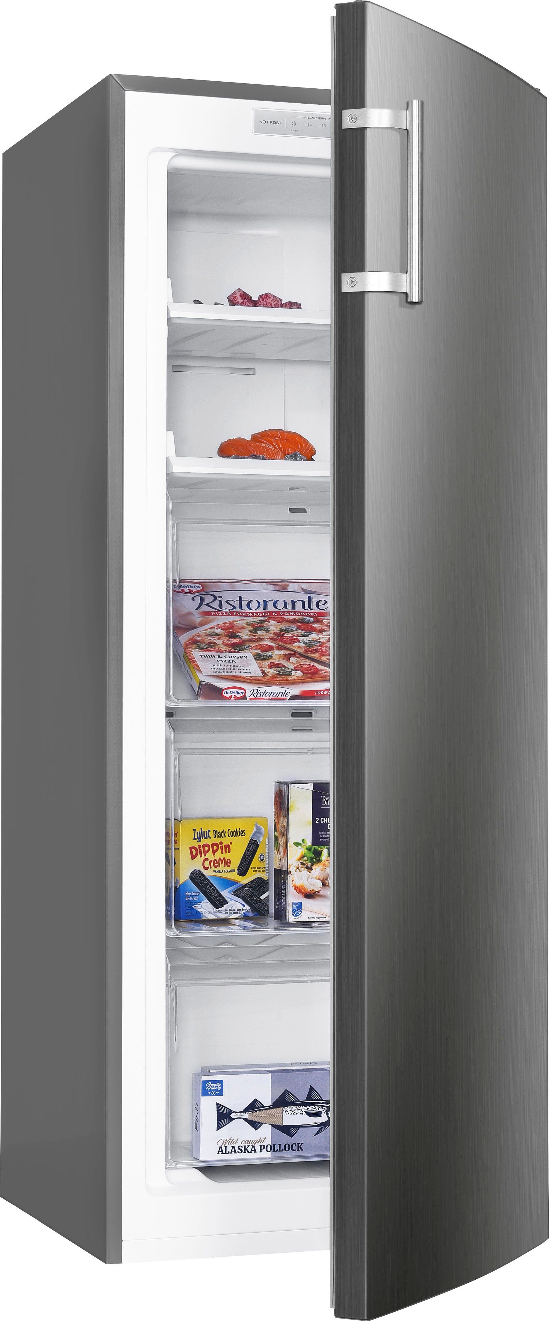 Hanseatic Gefrierschrank NoFrost HGS14355CNFI, 143 cm hoch, 54 cm breit, inkl. 3 Jahre Herstellergarantie – Bild 2 von 5