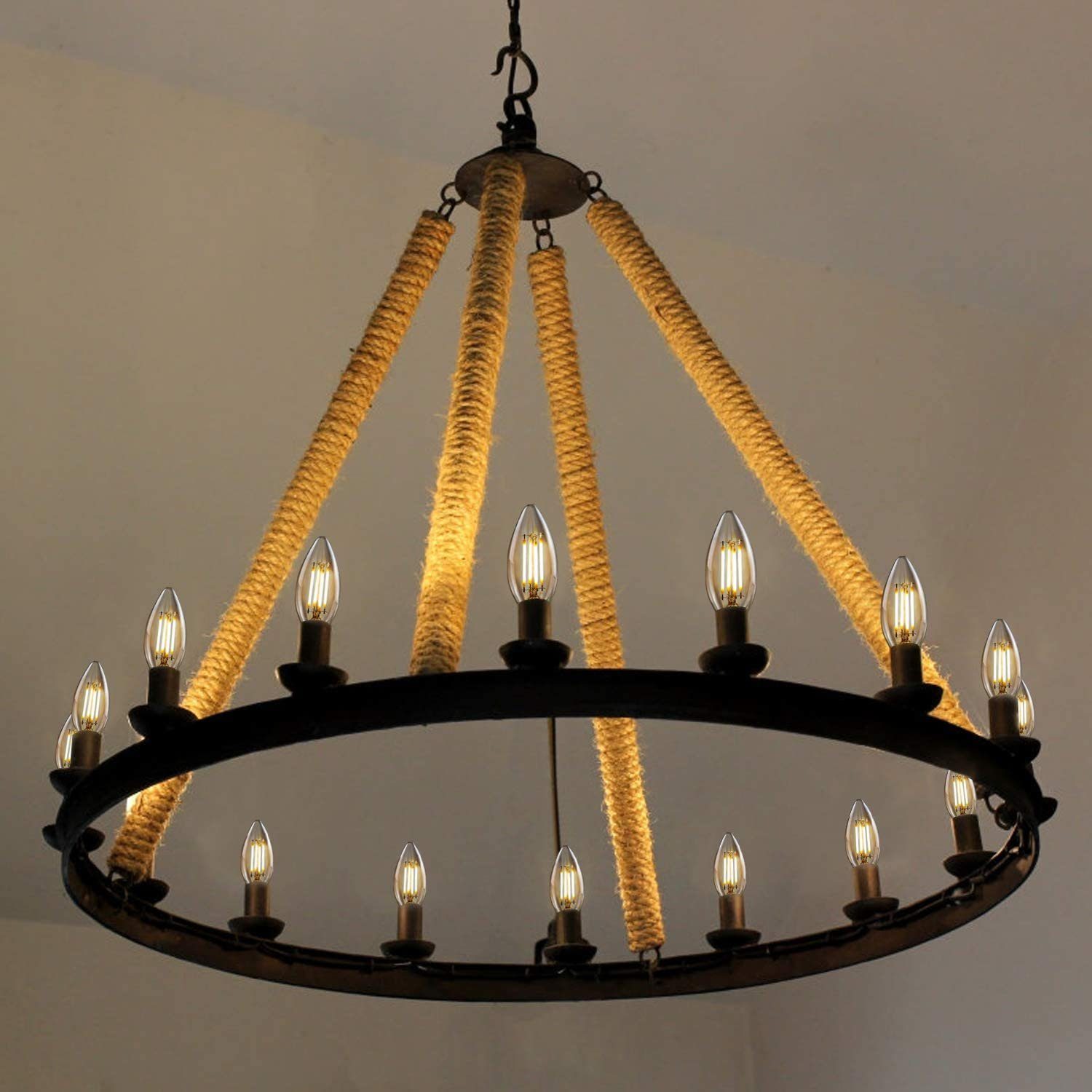 ZMH LED-Leuchtmittel LED Edison Glühbirne Vintage Kronleuchter Kerzenlampe günstig online kaufen