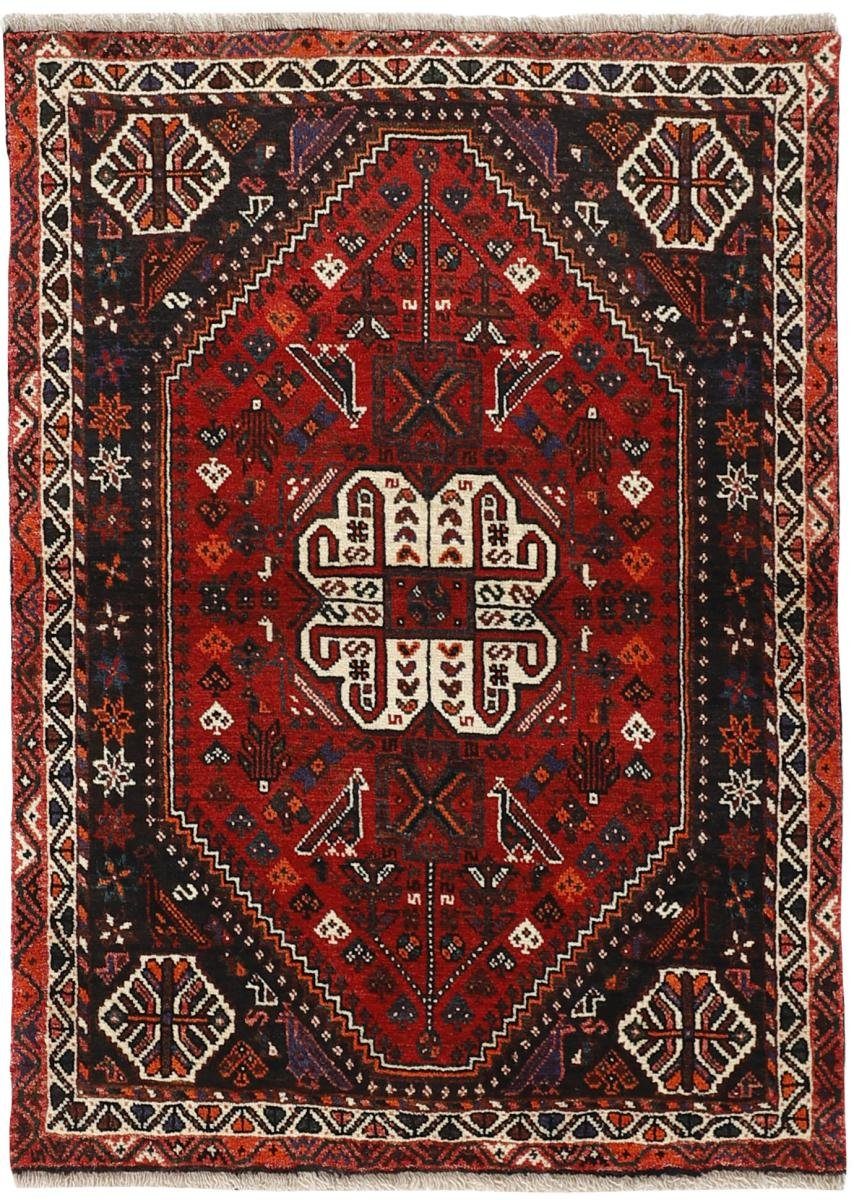 Orientteppich Ghashghai 115x161 Handgeknüpfter Orientteppich / Perserteppich, Nain Trading, rechteckig, Höhe: 12 mm