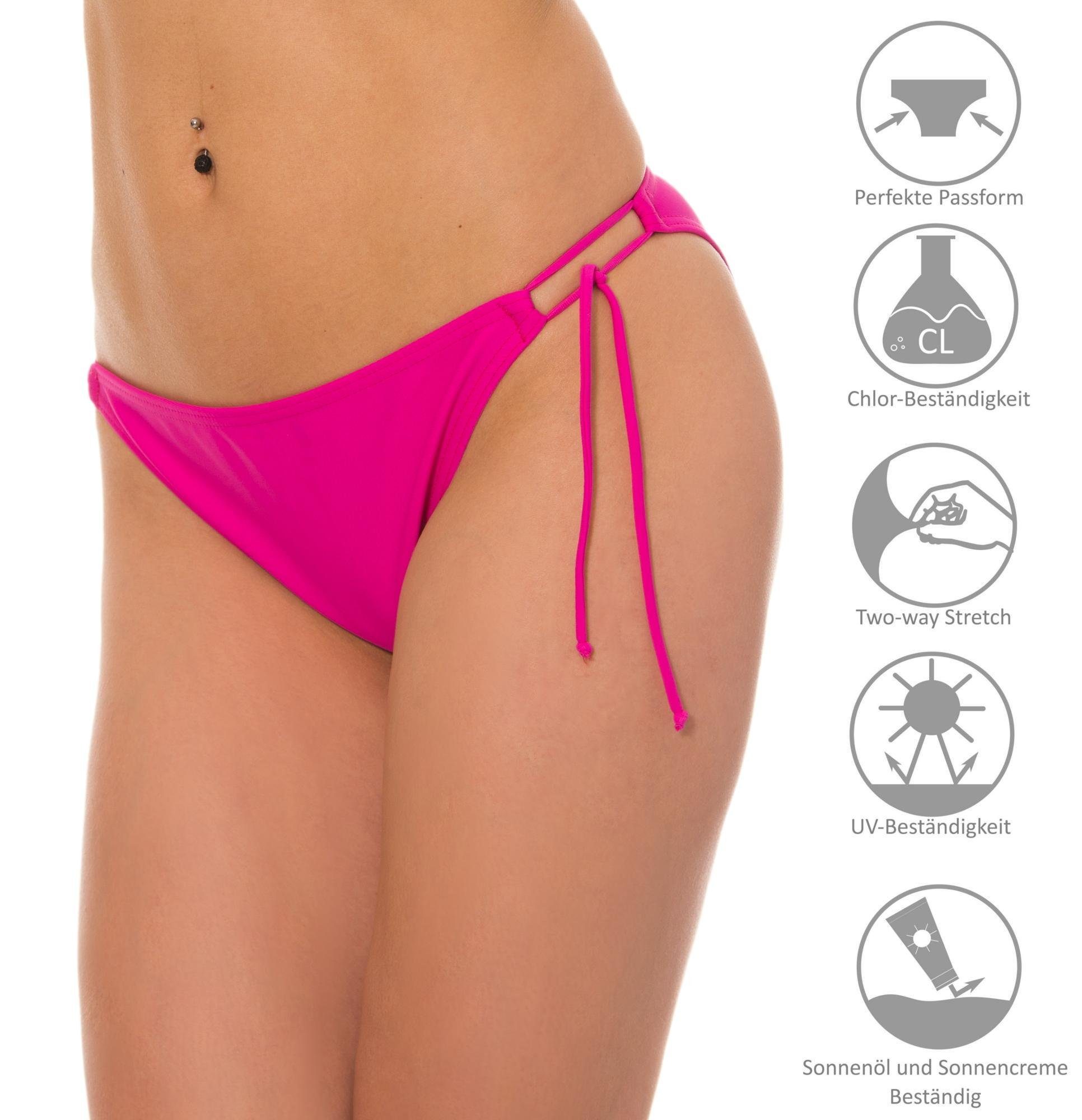 Aquarti Bikini-Hose Aquarti Damen Bikinihose Seitlich Gebunden Bikinislip Höschen – Bild 5 von 5