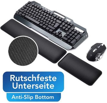 MAXLVL Tastatur-Handballenauflage Set für Tastatur und Maus (2-St), hochwertig und bequem