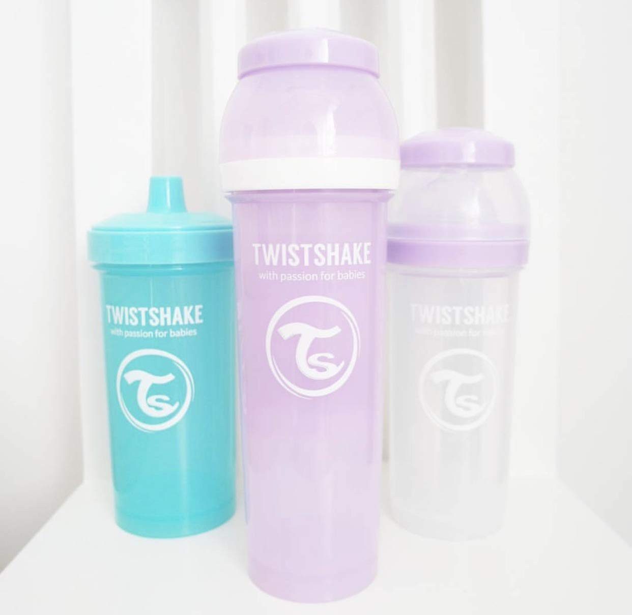 Twistshake Babyflasche Twistshake Anti-Kolik Babyflasche mit großem Trinksauger ab 4 Monaten