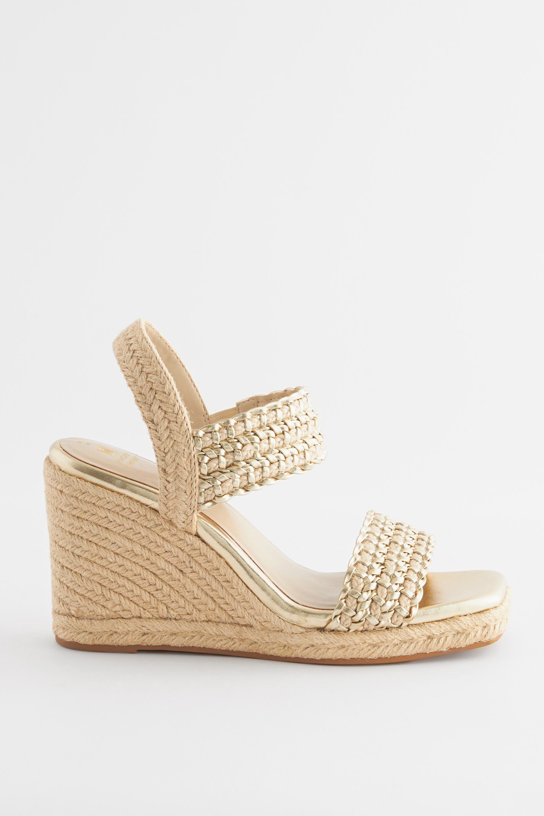 Next Forever Comfort® Gewebte, eckige Sandalen günstig online kaufen
