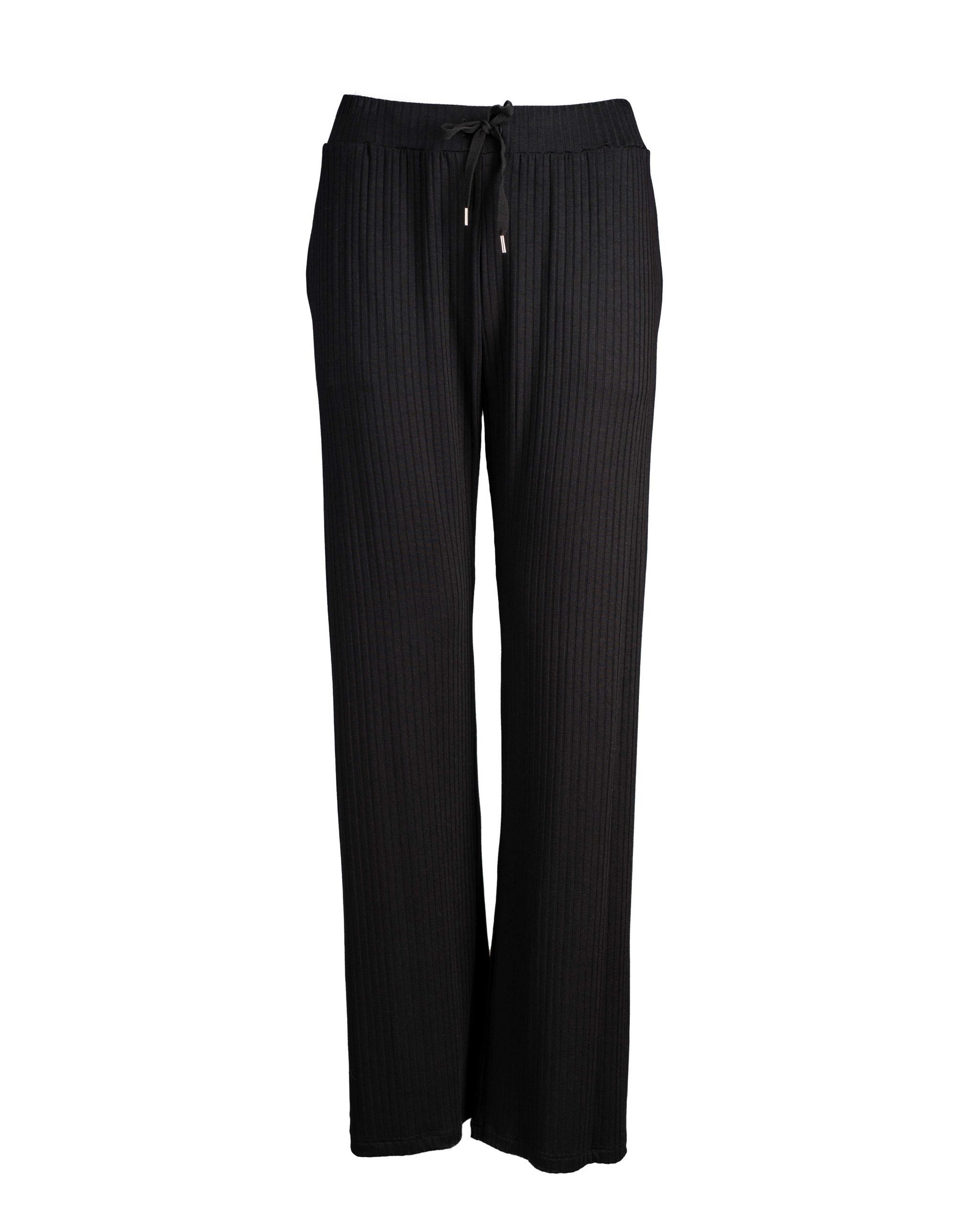 EMPIRE-THIRTEEN Jerseyhose WIDE PANTS "CAHYA" Kordel im Bund