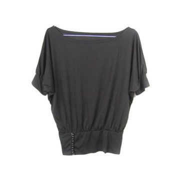 Mississhop Tunikashirt Damen Bluse/T- Shirt mit offenen Schultern M.5010