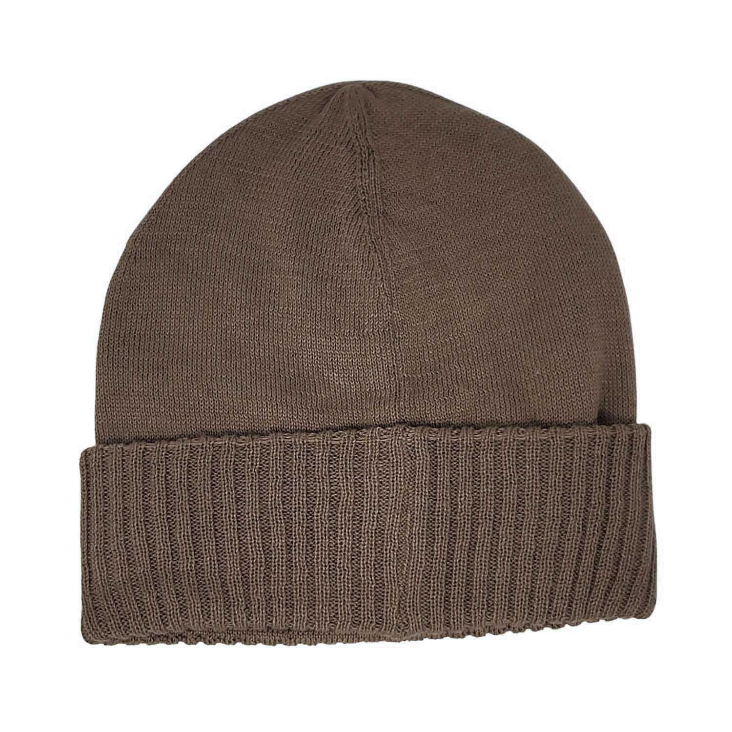 Boss Kidswear Strickmütze BOSS Kidswear Mütze Strickmütze braun stone