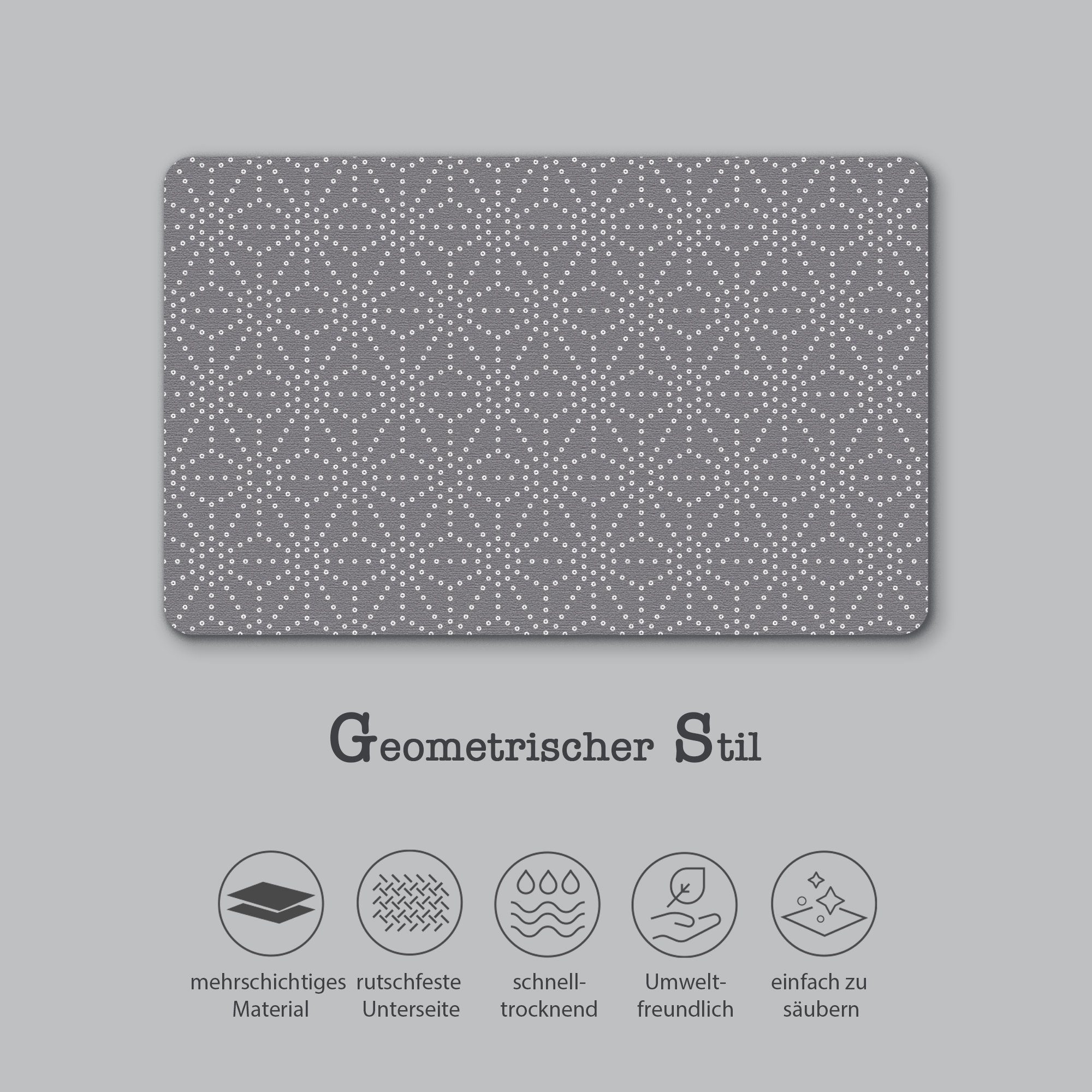 HomeGuru Badematte Badteppich, rutschfest, schnelltrocknend, saugfähig, günstig online kaufen