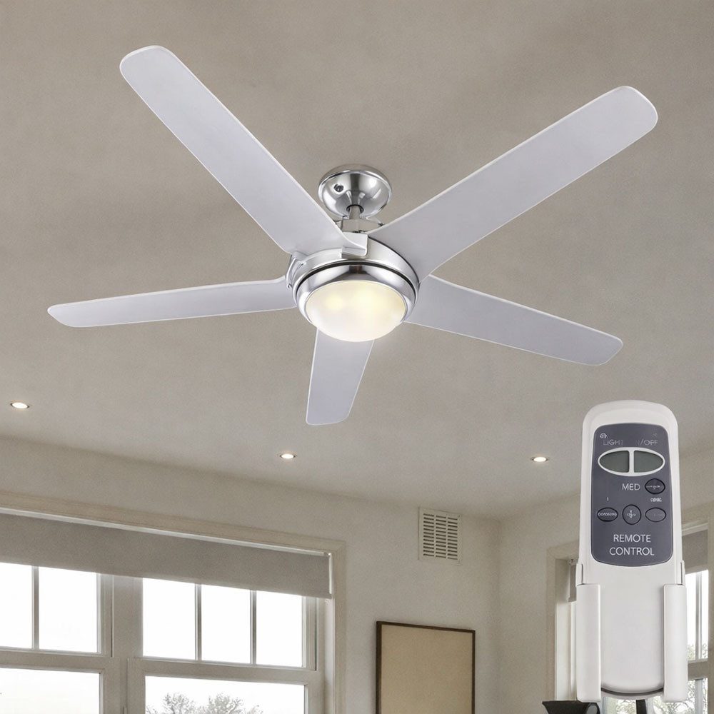 GLOBO LIGHTING Deckenventilator, Deckenventilator Fernbedienung Ventilator Rechts Linkslauf LED Lüfter