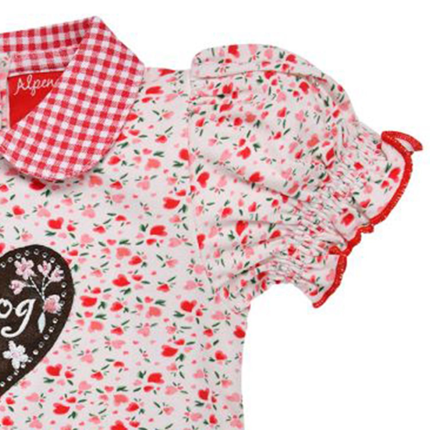 BONDI Strampler BONDI Baby Halbarm Body 'I Mog Di' 86992, Blumena