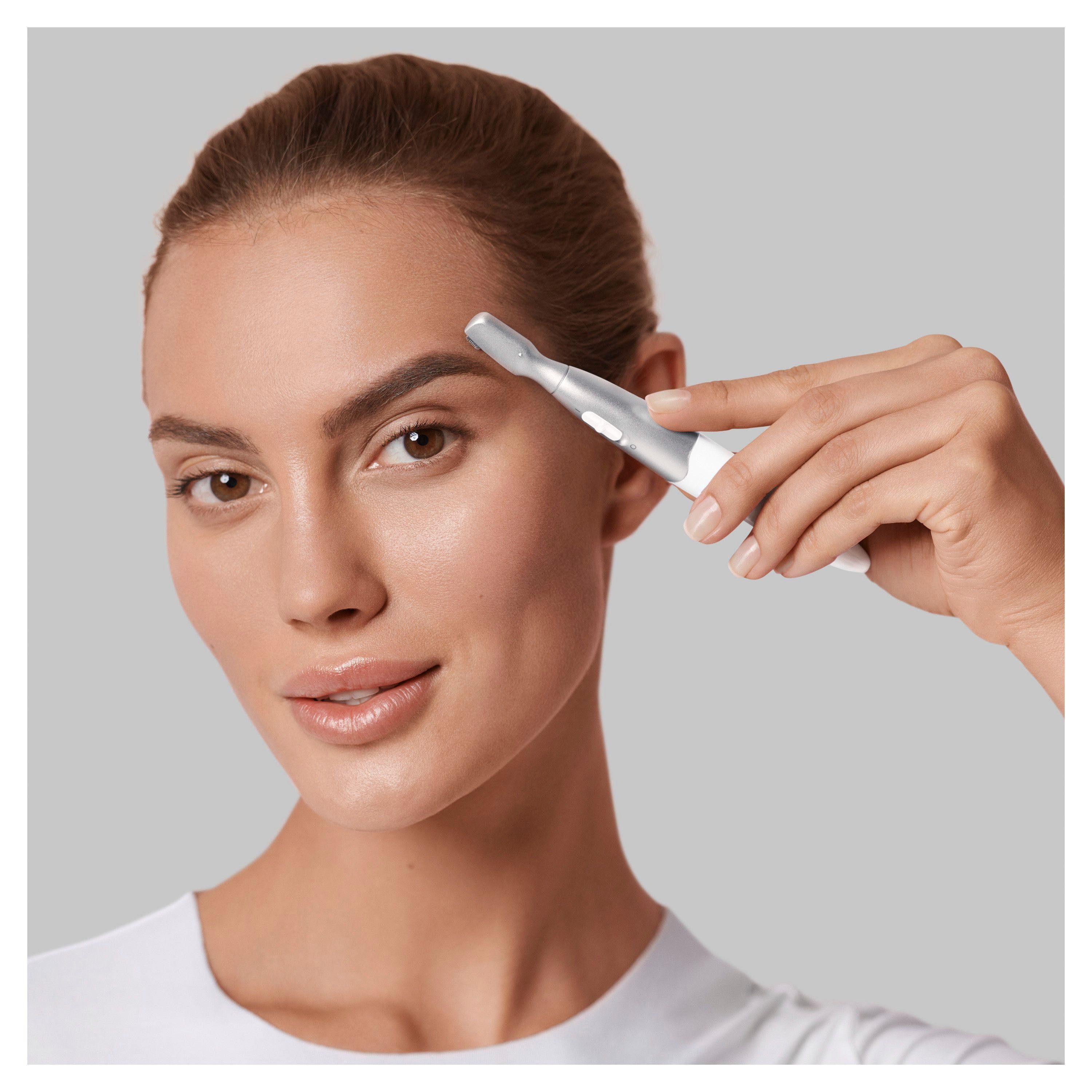 Braun Augenbrauentrimmer FG1106 Augenbrauen-Mini-Präzisionstrimmer, passt in jede Handtasche