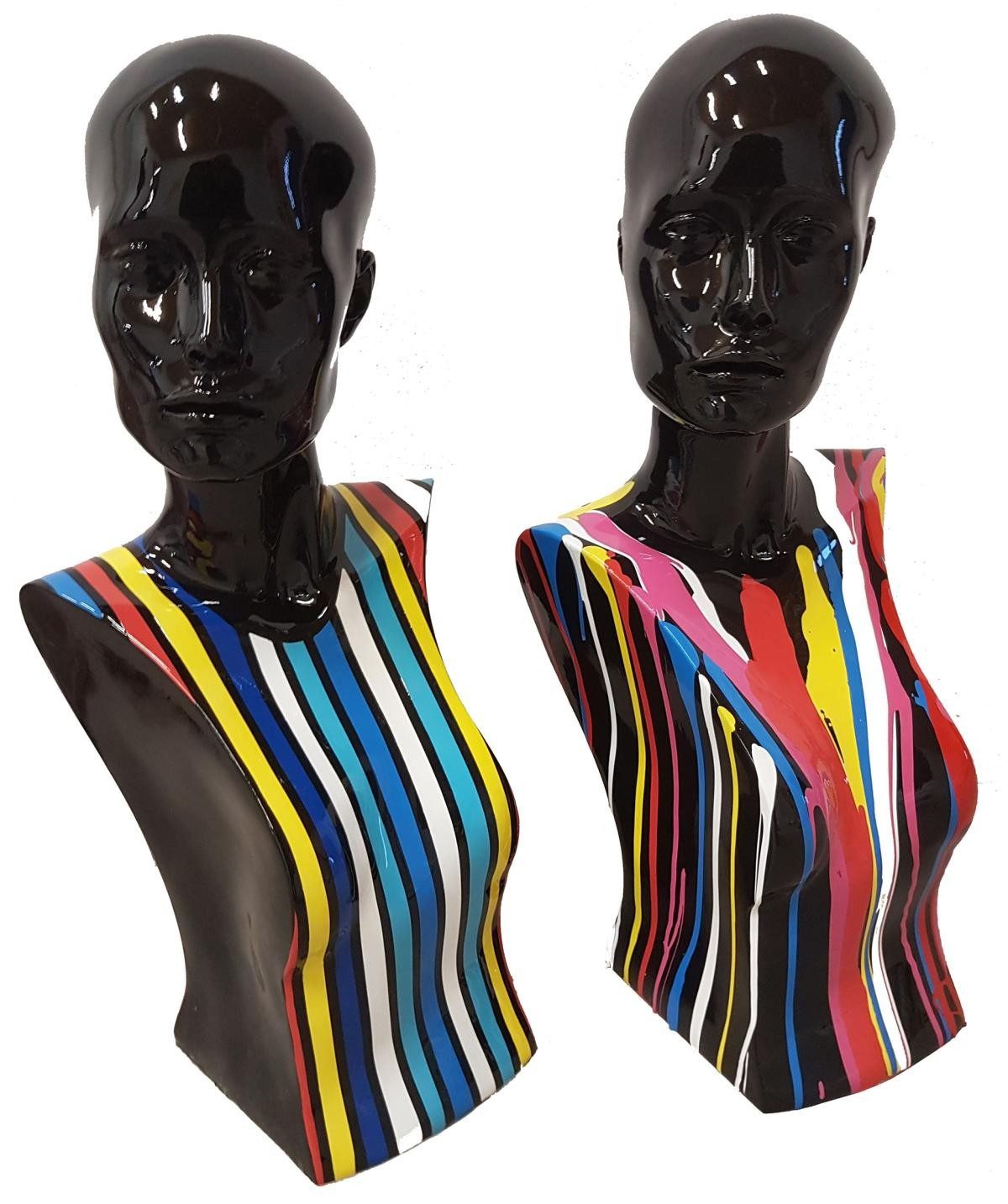 Xlmoebel Dekofigur Abstrakte Deko Figur Statue Skulptur 58 cm Design, Made in Europa