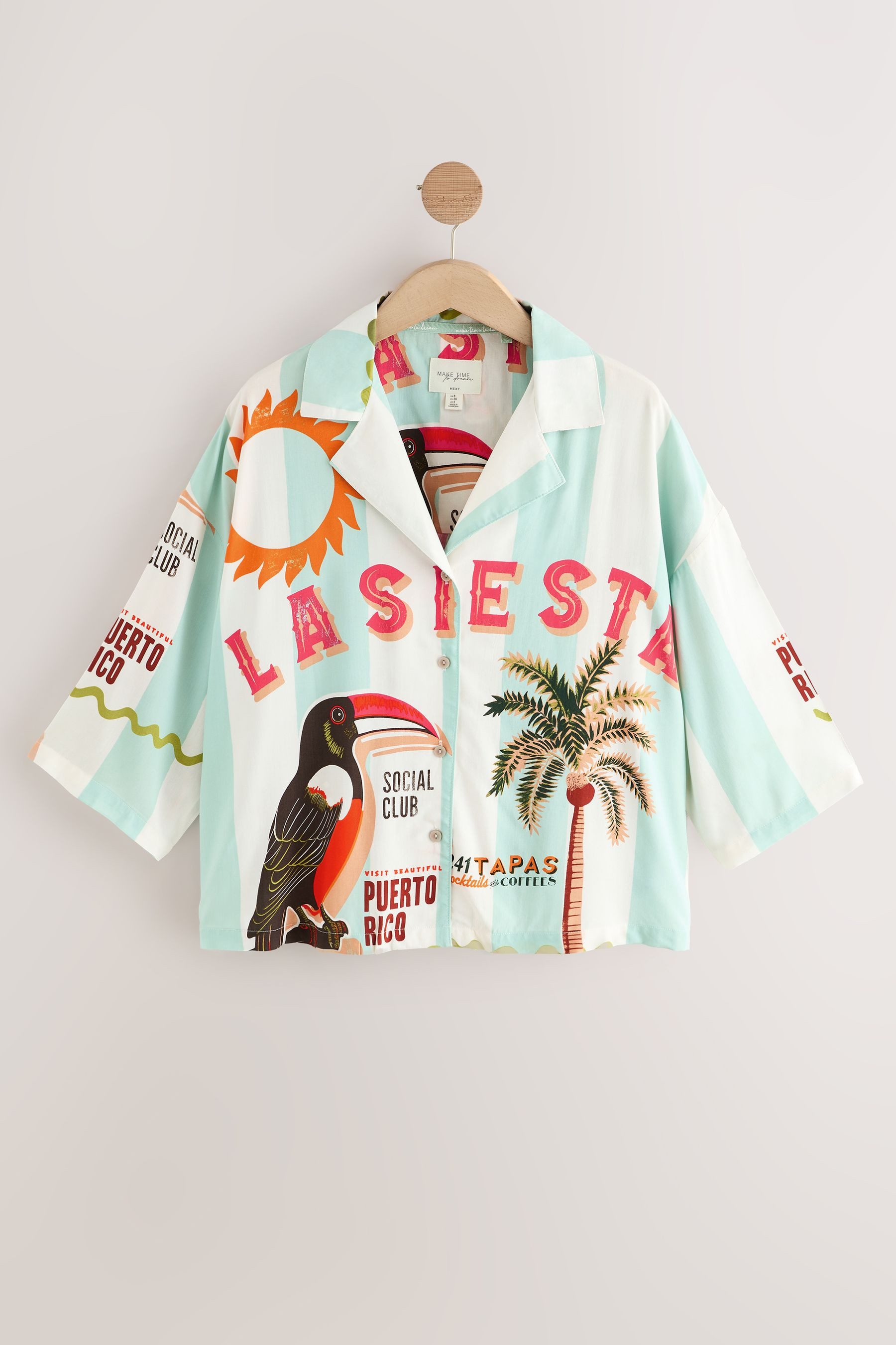 Next Pyjama Durchgeknöpfter kurzer Schlafanzug (2 günstig online kaufen