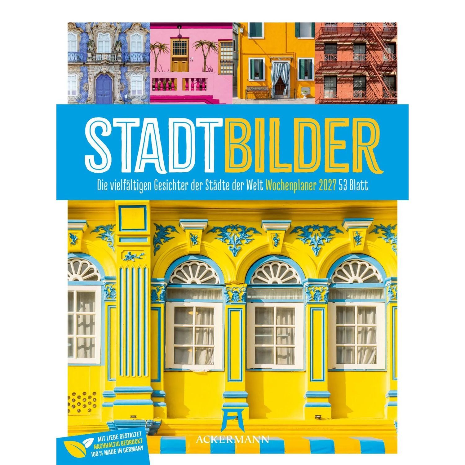 Ackermann Wandkalender StadtBilder Wochenplaner Kalender 2027
