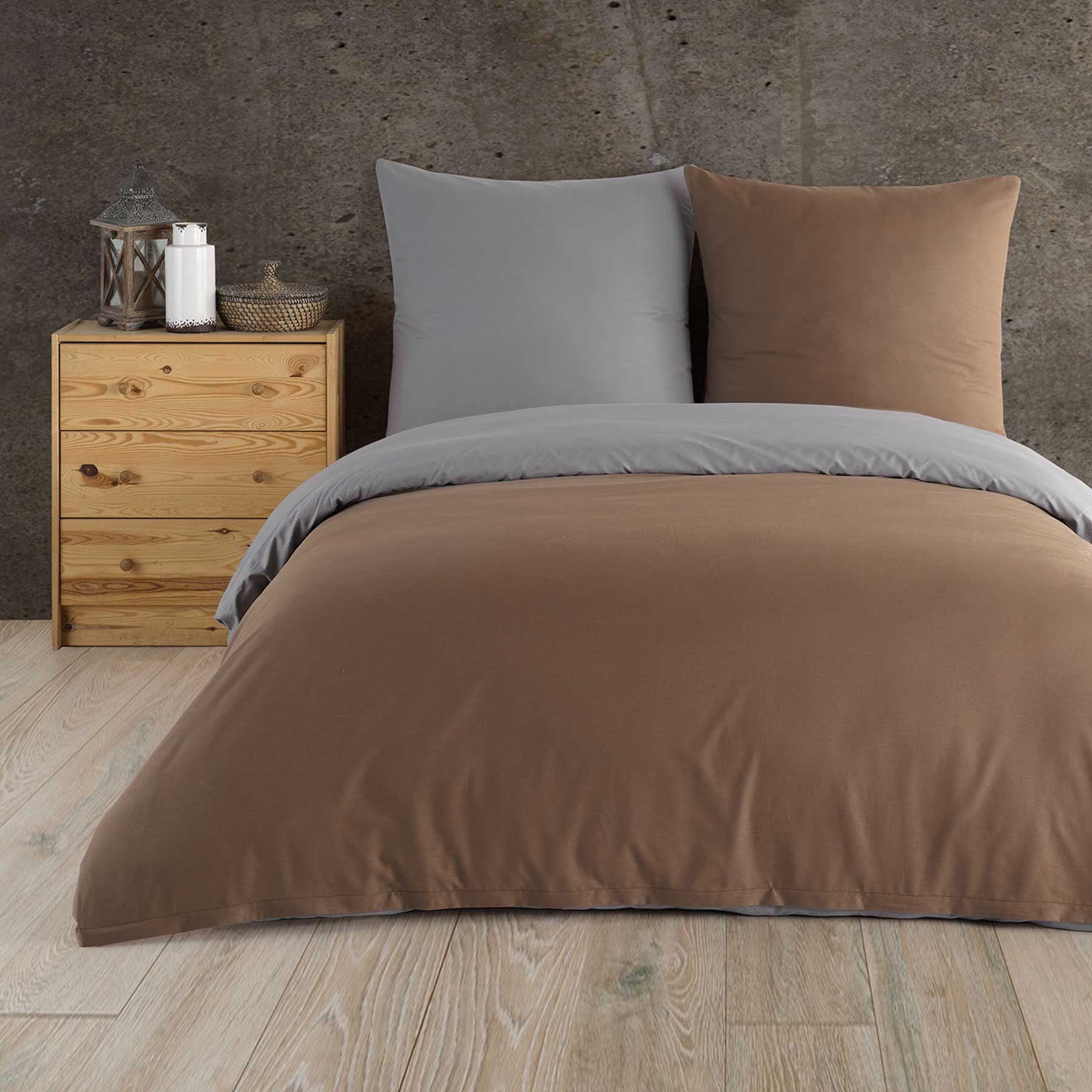 Buymax Bettwäsche Wendebettwäsche, Renforcé, 3 teilig, Premium 100% Baumwol günstig online kaufen