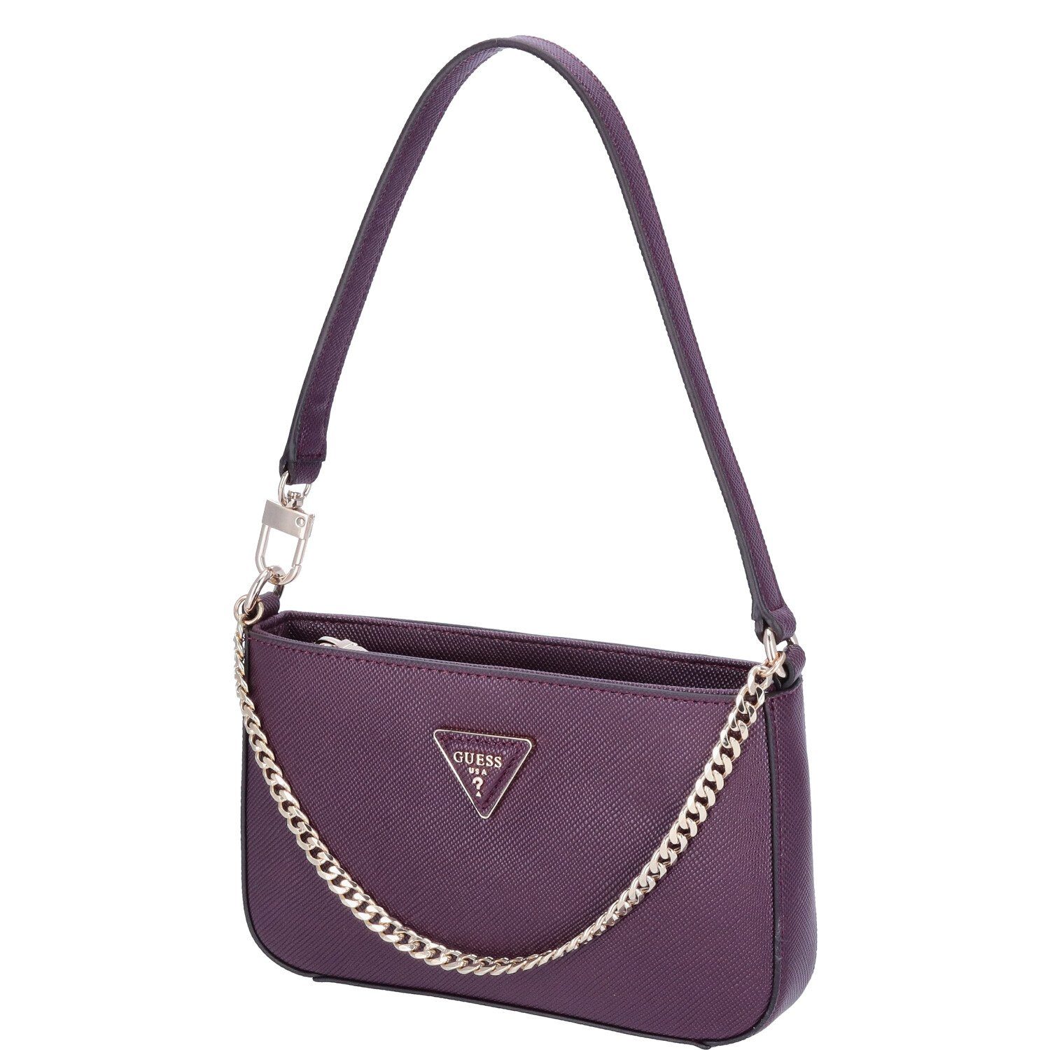 Umhängetasche GUESS Damen Schultertasche Brynlee plum