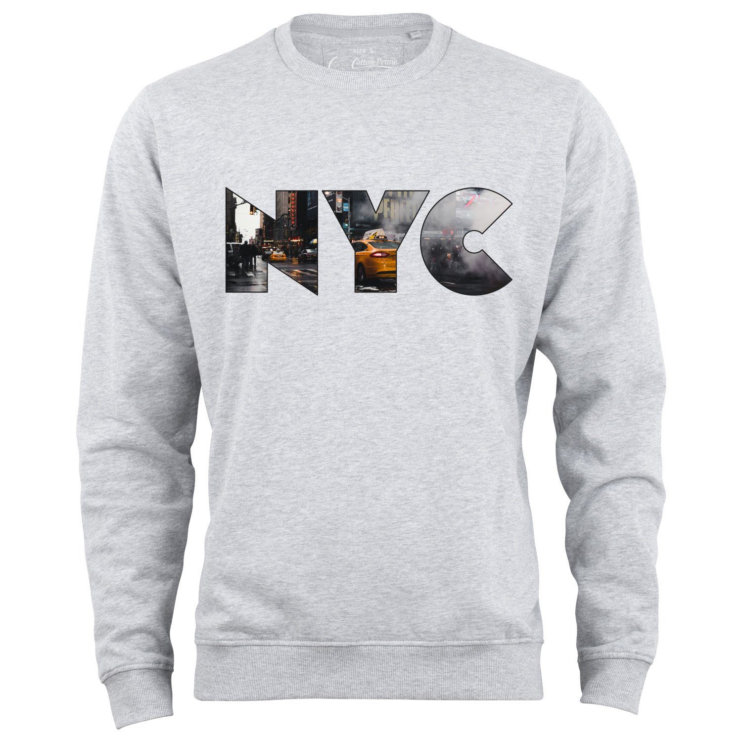 Cotton Prime® Hoodie Skyline New York - Weltenbummler Kollektion mit weichem Innenfleece