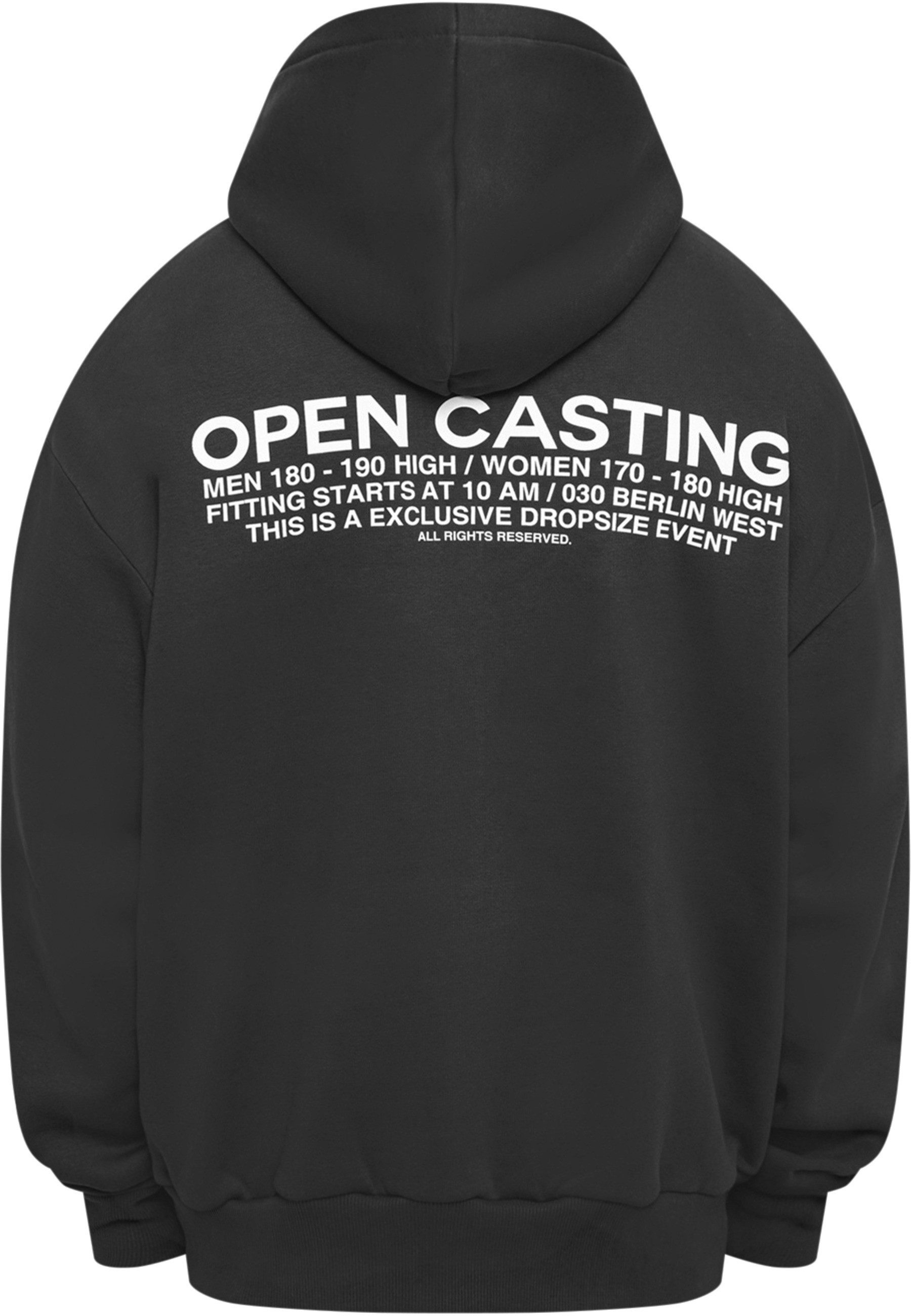 Dropsize Kapuzenpullover Dropsize Herren Dropsize Heavy Oversize ''OPEN CASTING'' Hoodie (1-tlg)