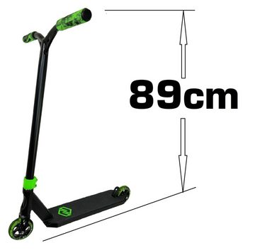 Striker Stuntscooter Striker Lux Stunt-Scooter H=89cm 3,1kg Schwarz/Grün