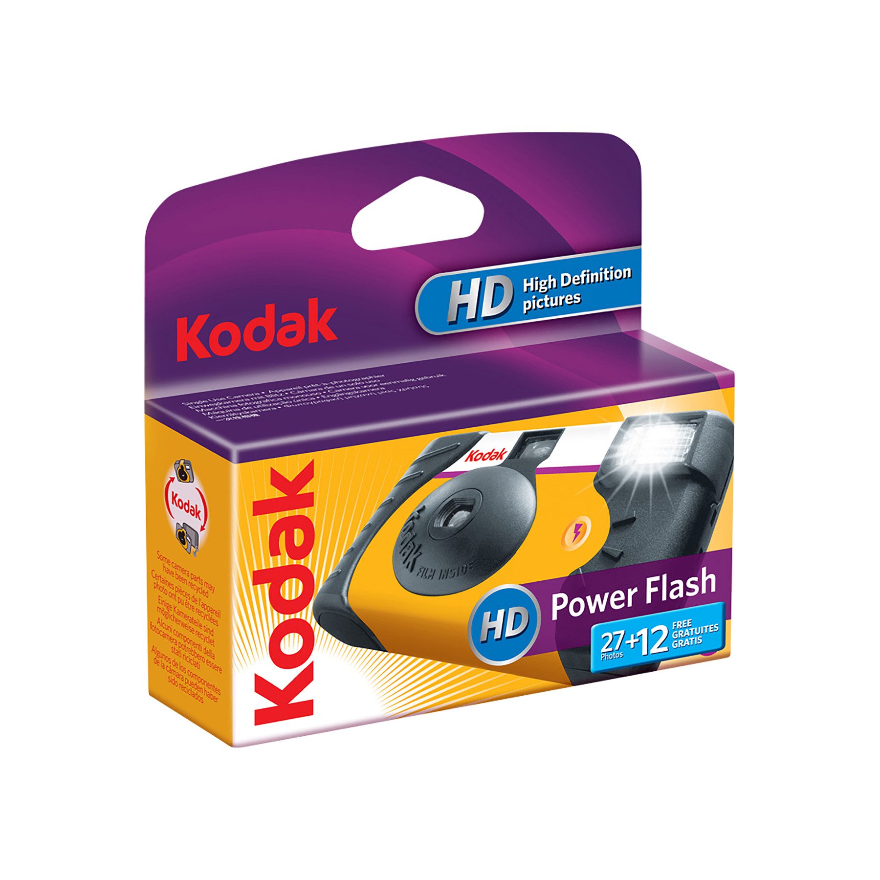 Kodak KODAK Einwegkamera Powerflash 27+12 Videokamera