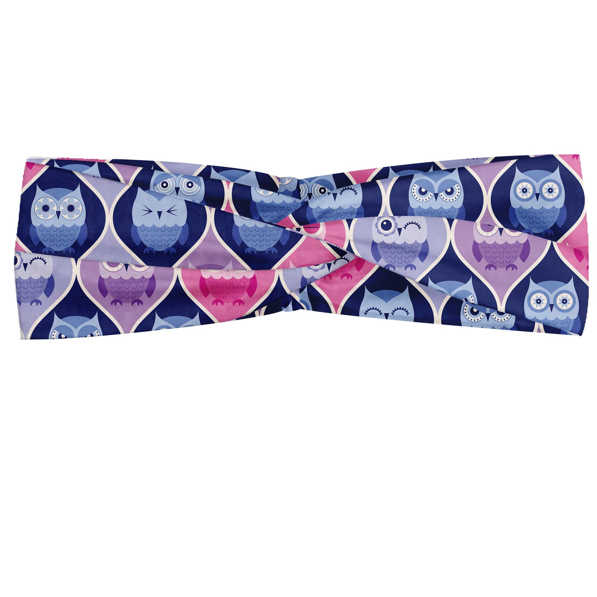 Abakuhaus Stirnband Elastisch und Angenehme alltags accessories Tier Vertikal Sleeping Owls