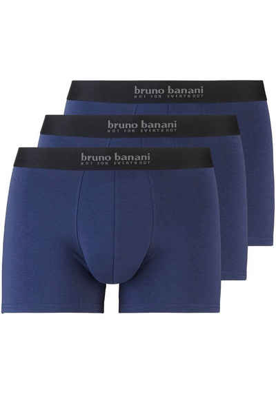 Bruno Banani Boxershorts Short 3Pack Energy Cotton (Packung, 3-St) Schriftzug am Bund