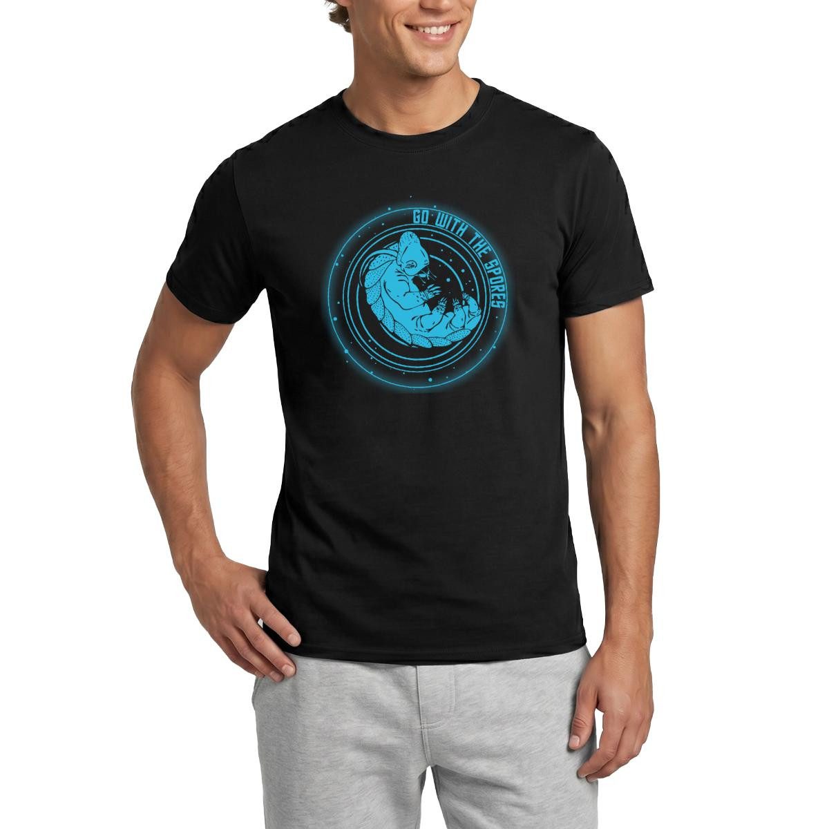 T-Shirt Star Trek Discovery Bärtierchen Go With Spores Männer T-Shirt