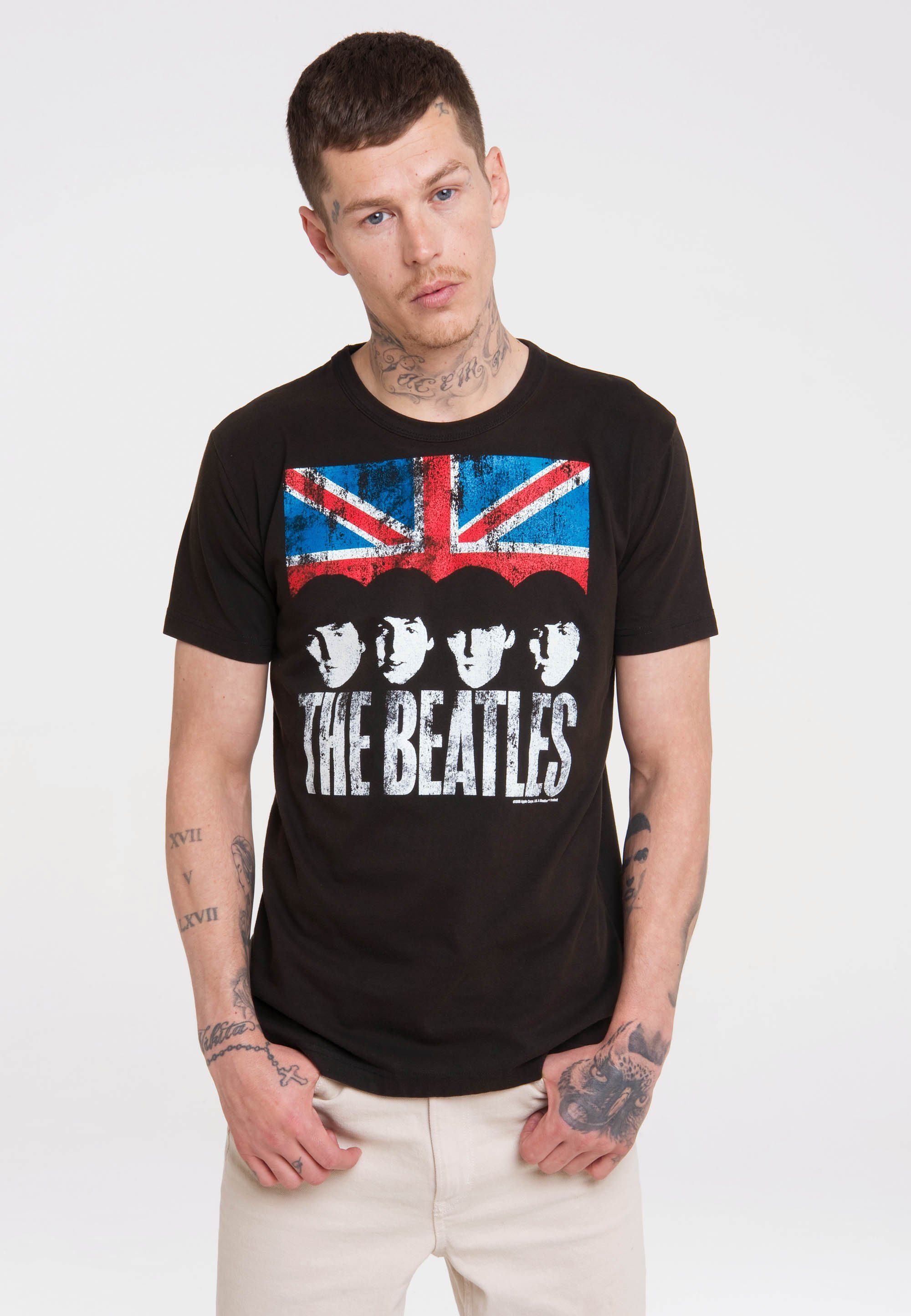 LOGOSHIRT T-Shirt The Beatles mit lizenziertem Print