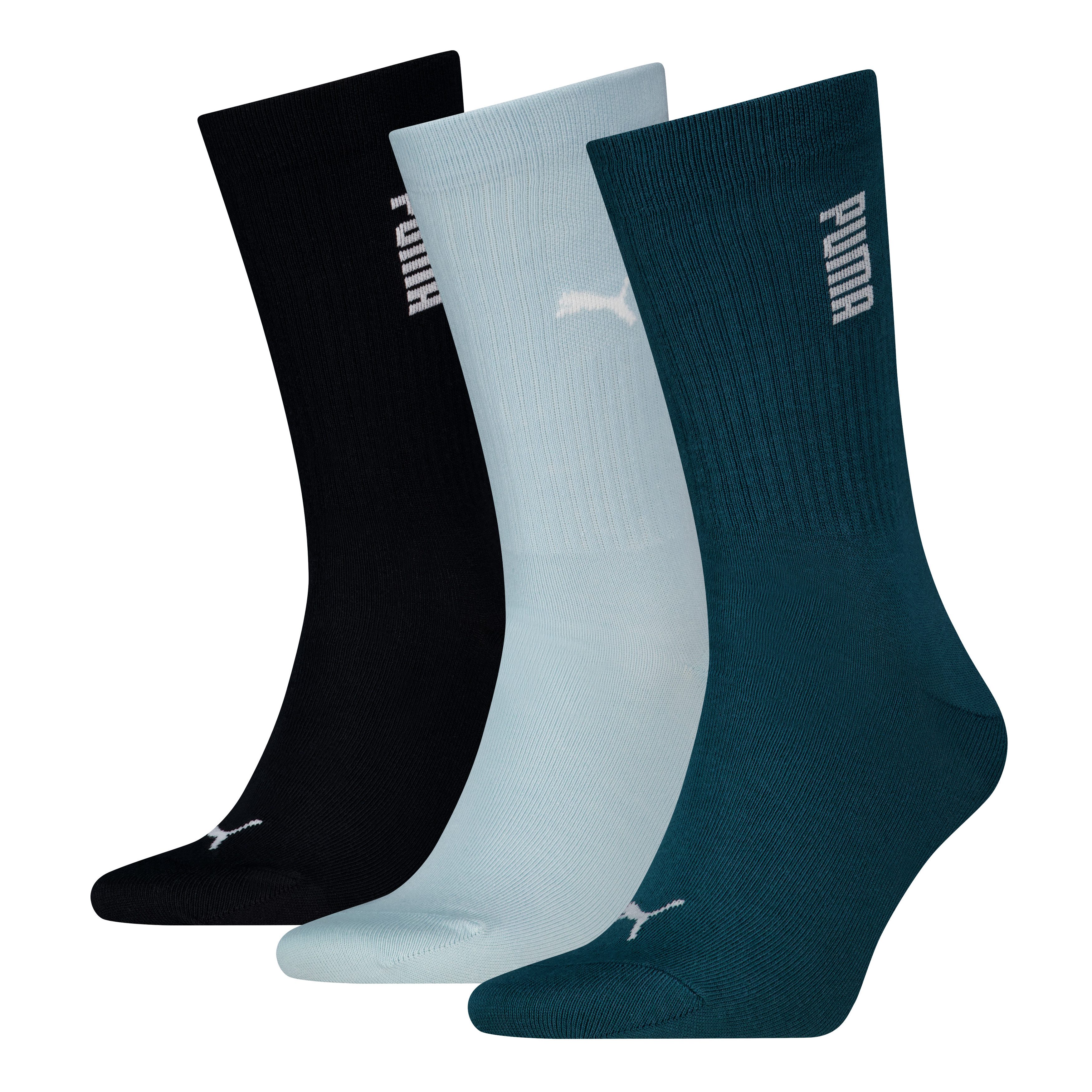 PUMA Socken PUMA UNISEX LOGO CREW SOCK (3-Paar)