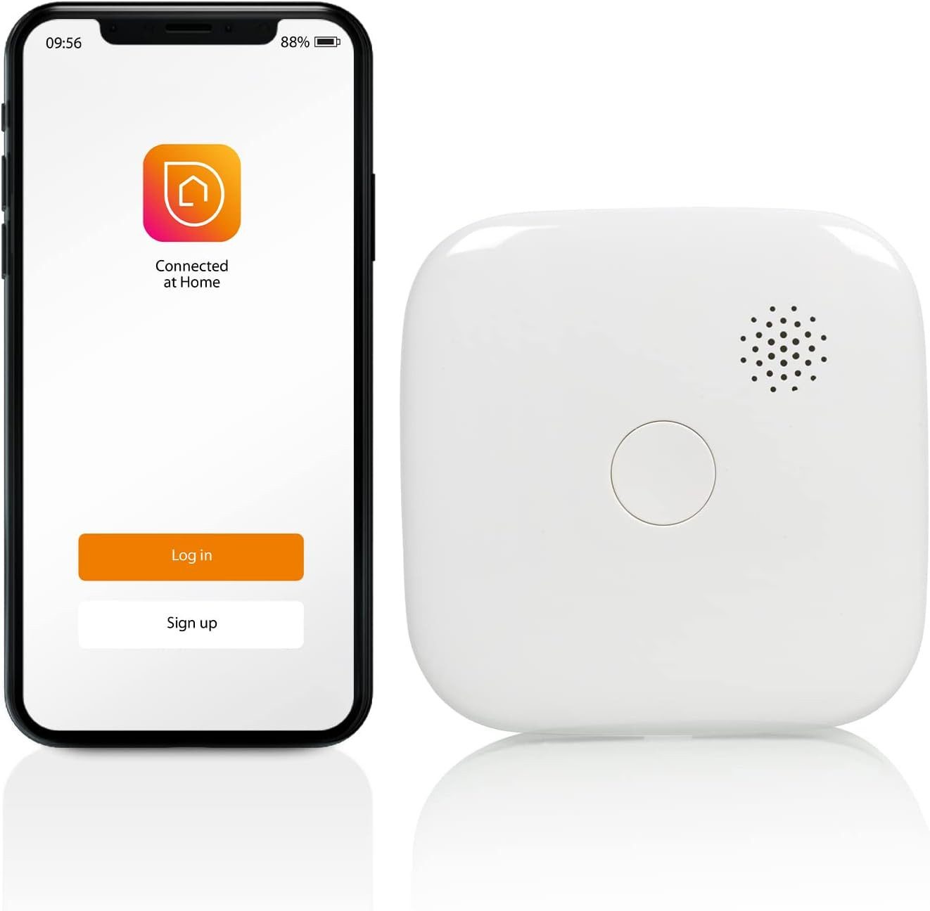 smartwares Smartwares Rauchmelder FSM-12601 Wi-Fi - Kompatibel mit der Connected- Rauchmelder (1 Jahre Batterie WIFI - FSM-126)