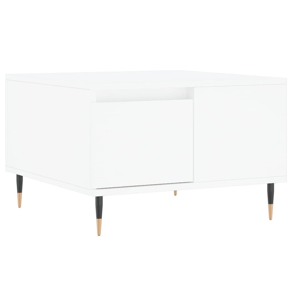 vidaXL Couchtisch Couchtisch Weiß 55x55x36,5 cm günstig online kaufen