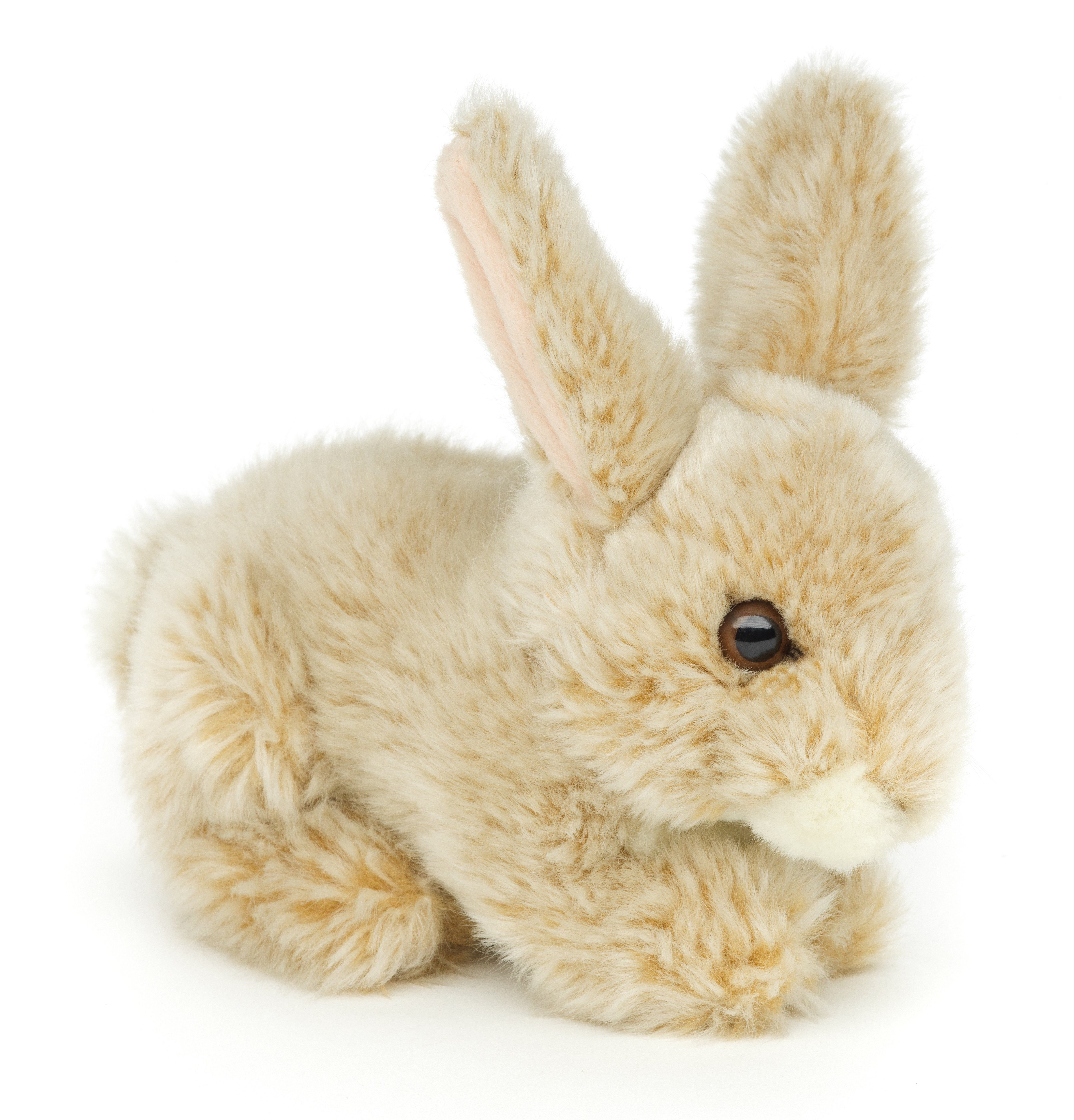 Uni-Toys Kuscheltier Hase, liegend - versch. Farben - 18 cm - Plüsch-Kaninchen - Plüschtier, zu 100 % recyceltes Füllmaterial