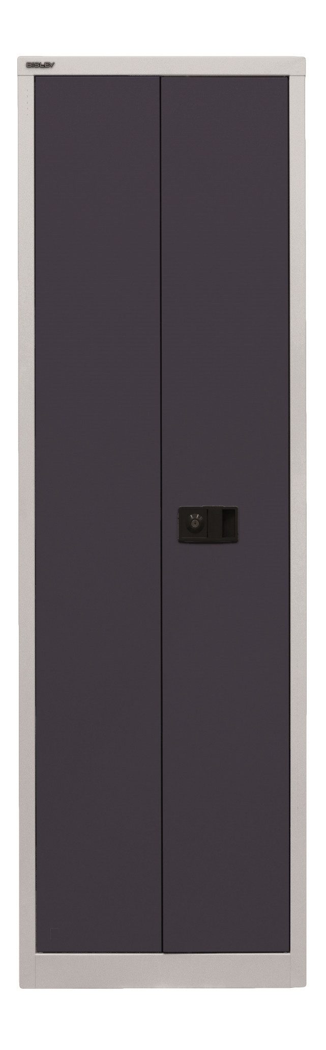 Bisley Aktenschrank Universal Flügeltürenschrank in Lichtgrau/Anthrazitgrau - Maße: H 196 x B 60 x T 40 cm