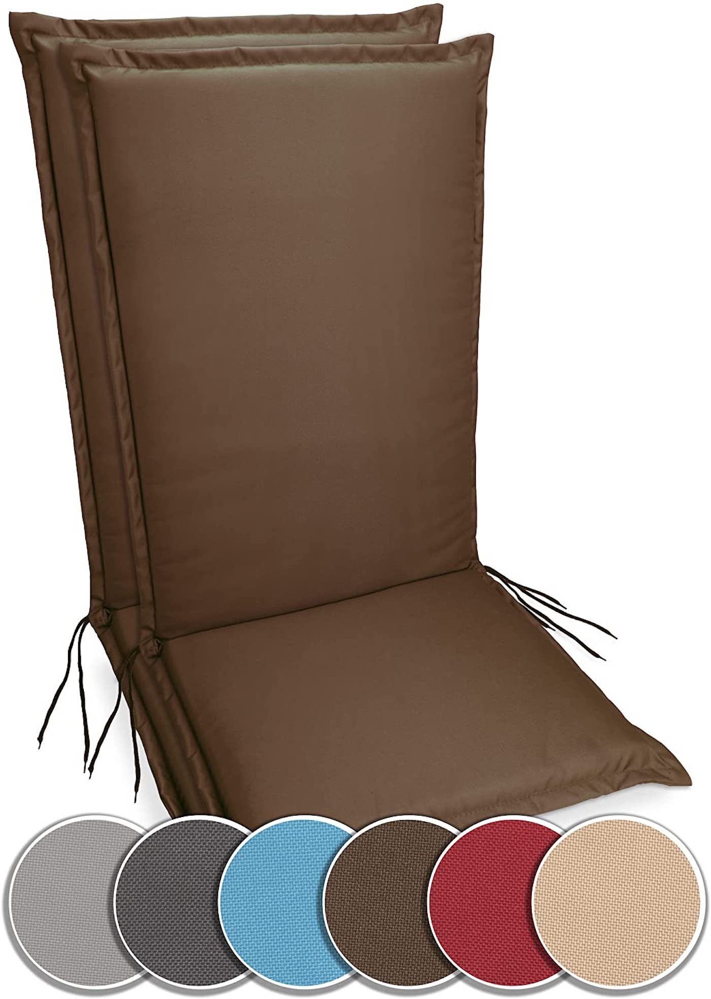 sunnypillow Liegenauflage Polsterauflagen Gartenstuhlauflage 120 x günstig online kaufen
