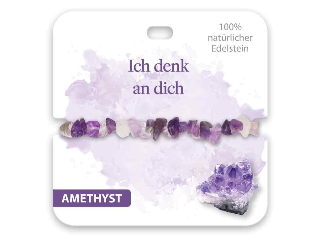 bb Klostermann Armband BB Klostermann Edelstein Armband Amethyst Ich denk an dich