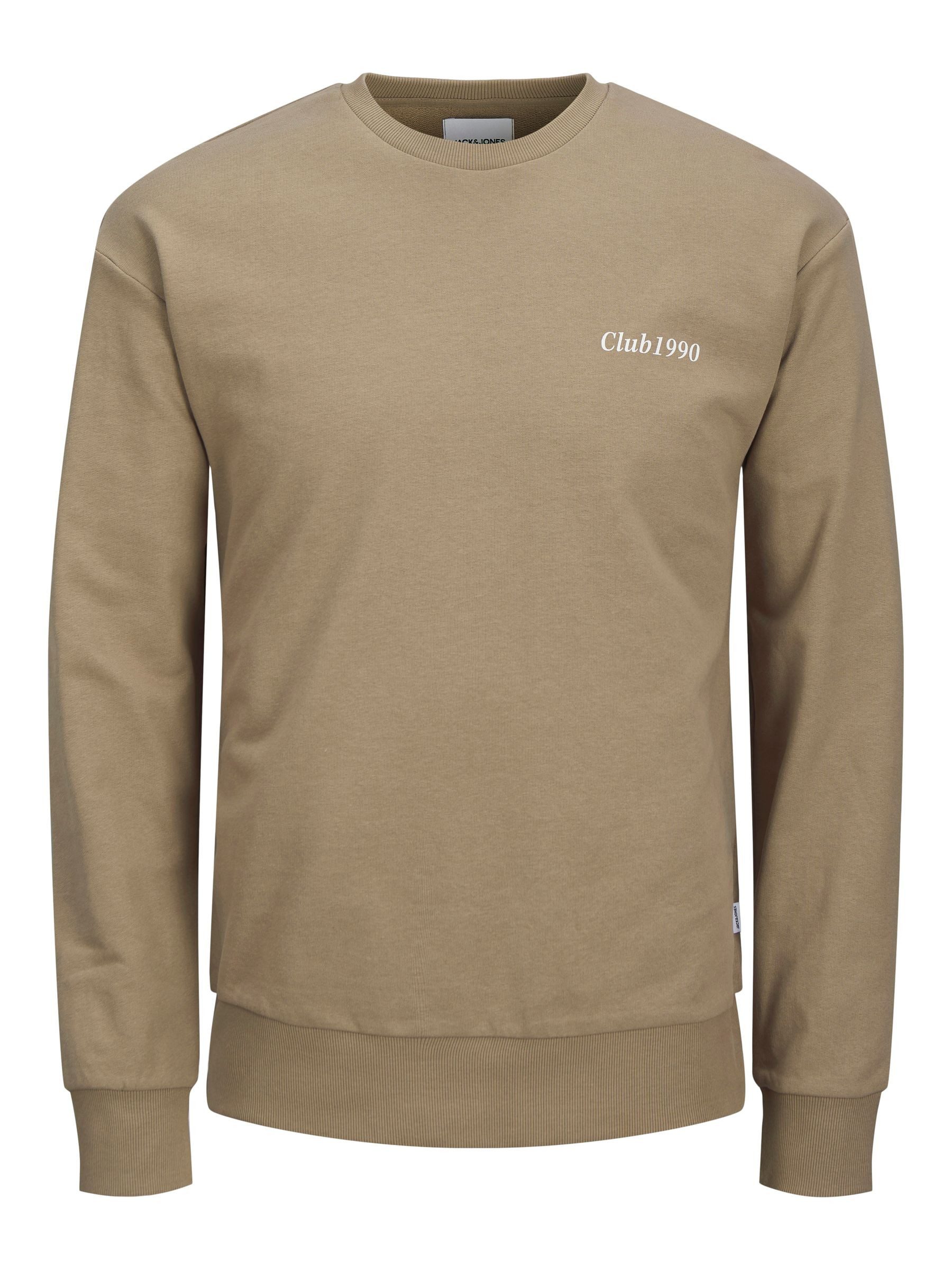 Jack & Jones Sweatshirt Pullover mit Rundhals, Logo Front & Rücken JJEBRADL günstig online kaufen