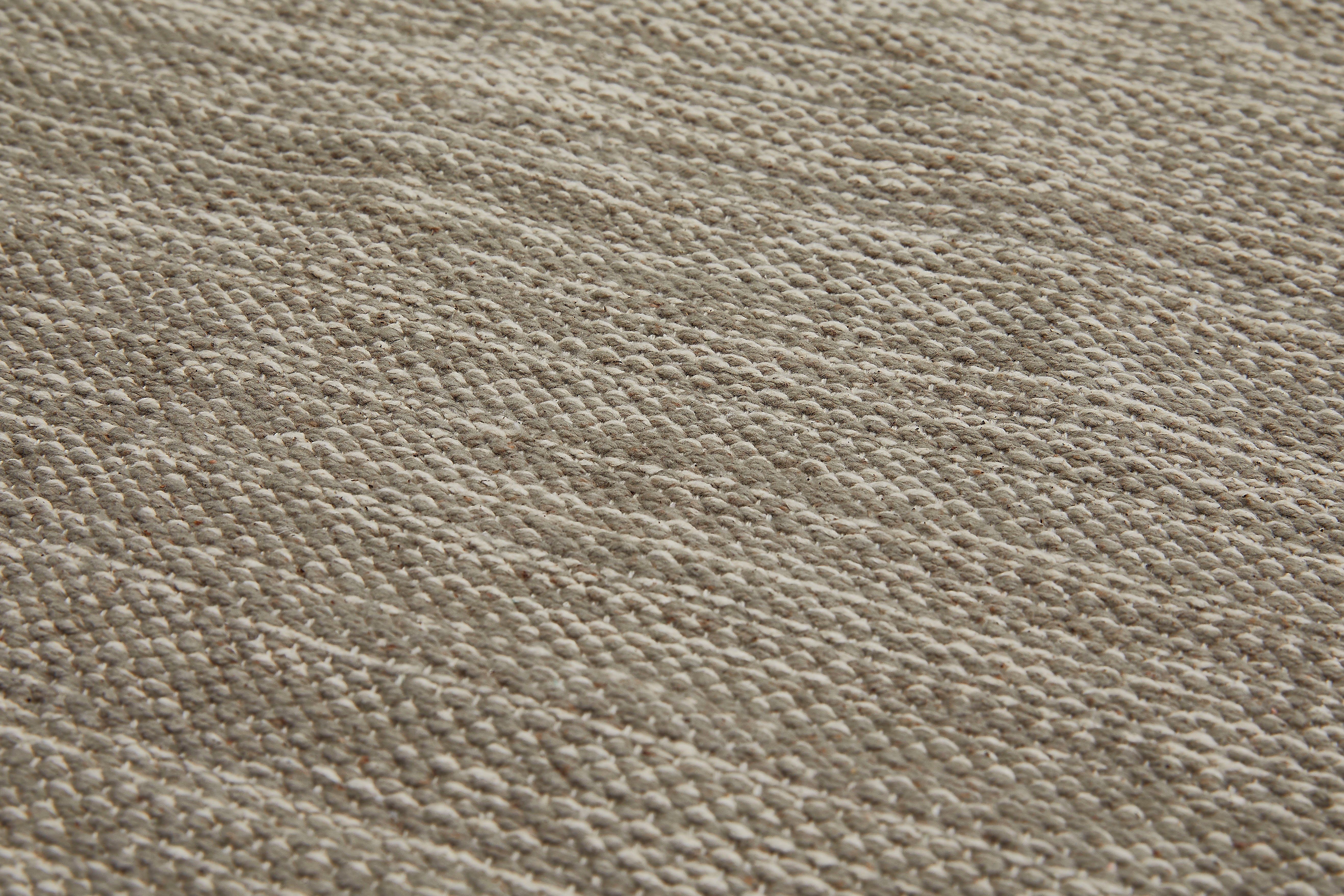 Teppich Opland, Andiamo, rechteckig, Höhe: mm, mit Baumwolle reine greige Farbverlauf, meliert, 8
