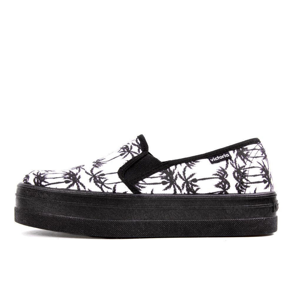 Victoria Victoria Platform 09258 Negro Slip-On Sneaker