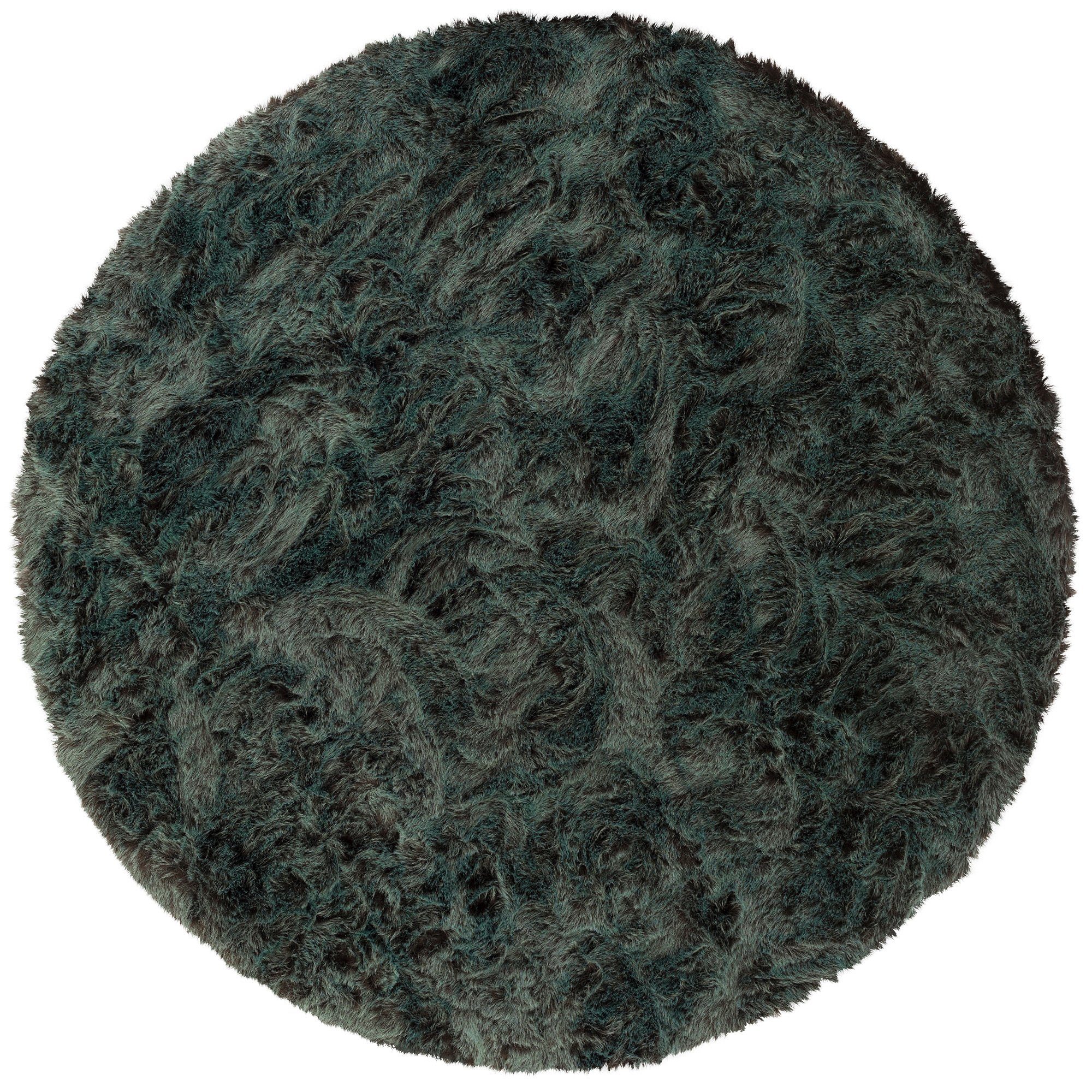 Pergamon Fellteppich Luxus Super Soft Fellteppich Aspen Rund Meliert, Rund, günstig online kaufen