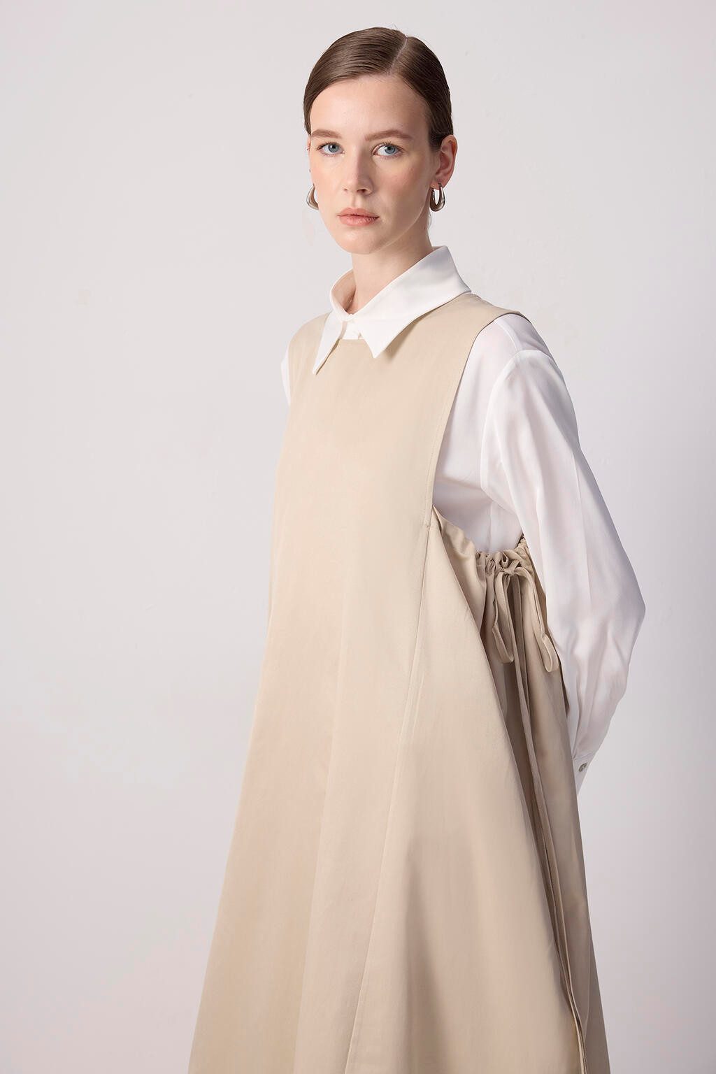 touche prive Maxikleid Gerafftes Oversize-Kleid